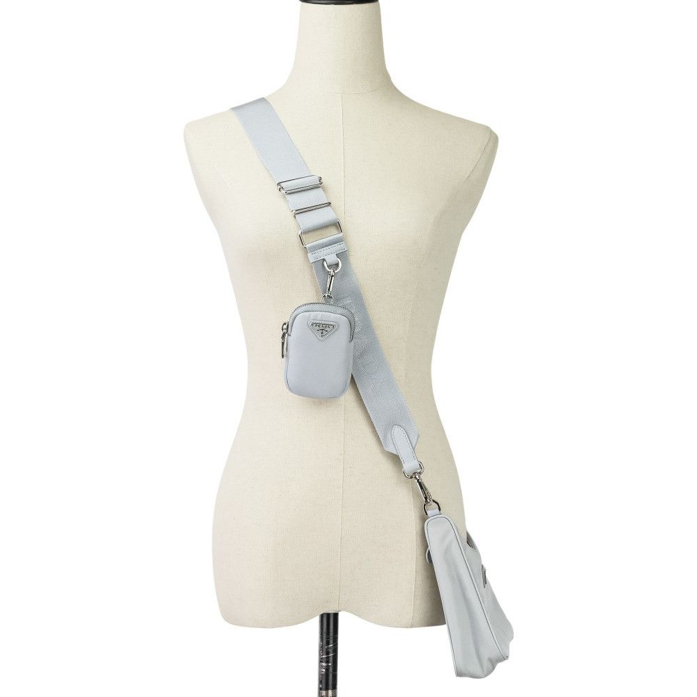 Prada Prada Prada RE-NYLON Re-Edition 2005 Nylon Shoulder Bag Textile Shoulder Bag 1BH204 DUTY FREE for USA Size ONE SIZE - 13 Thumbnail