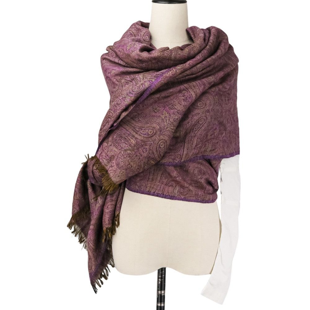 Dries Van Noten Dries Van Noten Dries Van Noten Paisley Large Stole Textile Shawl 3455-1318 DUTY FREE for USA Size ONE SIZE - 6 Thumbnail