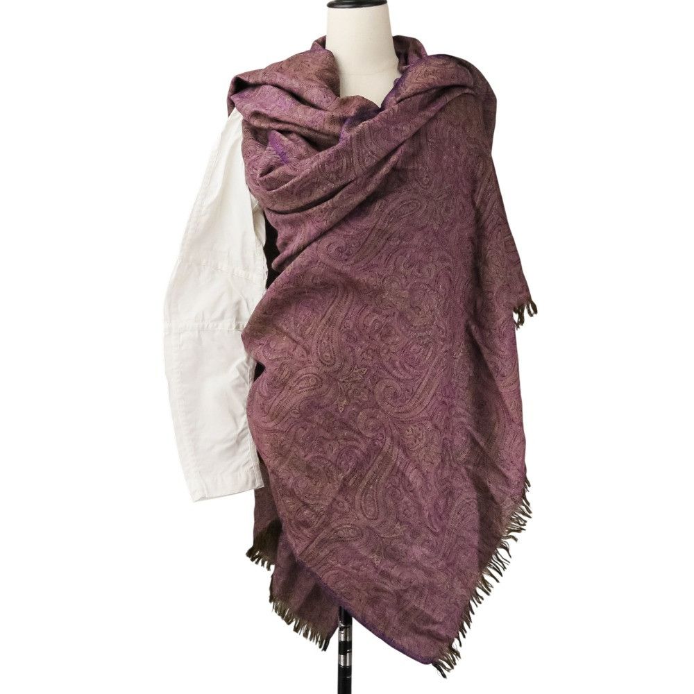 Dries Van Noten Dries Van Noten Dries Van Noten Paisley Large Stole Textile Shawl 3455-1318 DUTY FREE for USA Size ONE SIZE - 2 Thumbnail