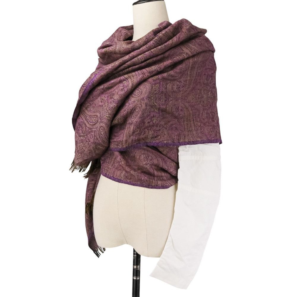 Dries Van Noten Dries Van Noten Dries Van Noten Paisley Large Stole Textile Shawl 3455-1318 DUTY FREE for USA Size ONE SIZE - 7 Thumbnail