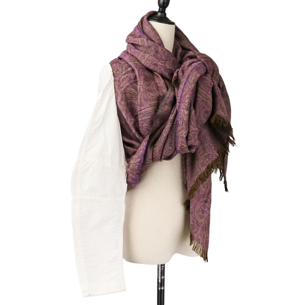 Dries Van Noten Dries Van Noten Dries Van Noten Paisley Large Stole Textile Shawl 3455-1318 DUTY FREE for USA Size ONE SIZE - 5 Thumbnail
