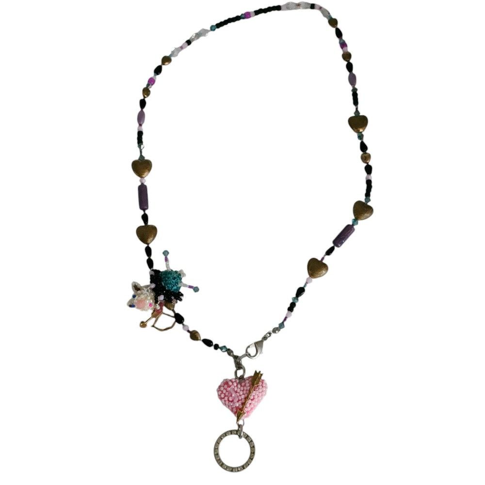 Other Other Olleborebla Pig Heart Charm Necklace Others Necklace DUTY FREE for USA Size ONE SIZE - 2 Thumbnail
