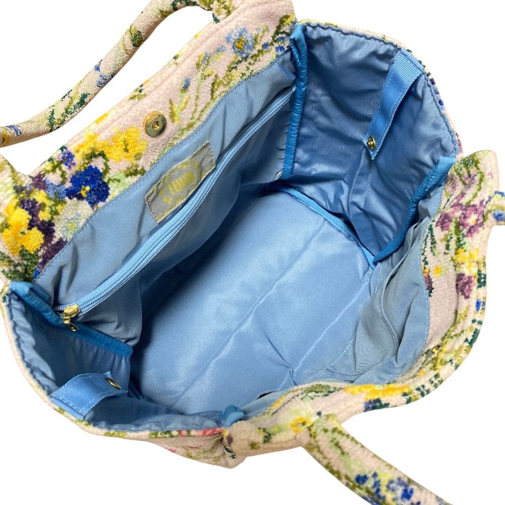 Other Other FEILER Millefleurs Chenille Tote Bag Textile Tote Bag DUTY FREE for USA Size ONE SIZE - 6 Thumbnail