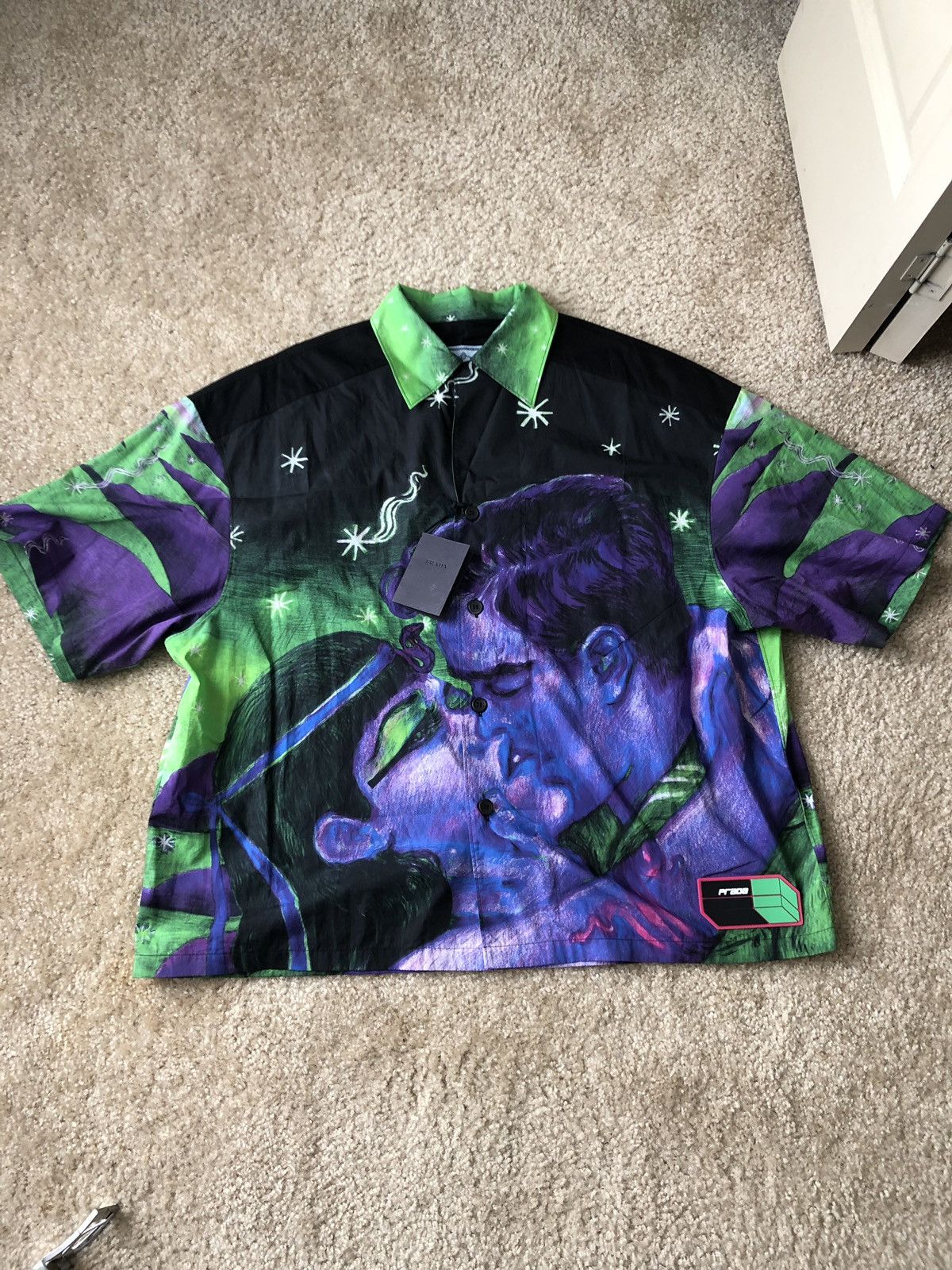 Prada Prada Impossible True Love Poplin bowling shirt MEDIUM Size US M / EU 48-50 / 2 - 1 Thumbnail