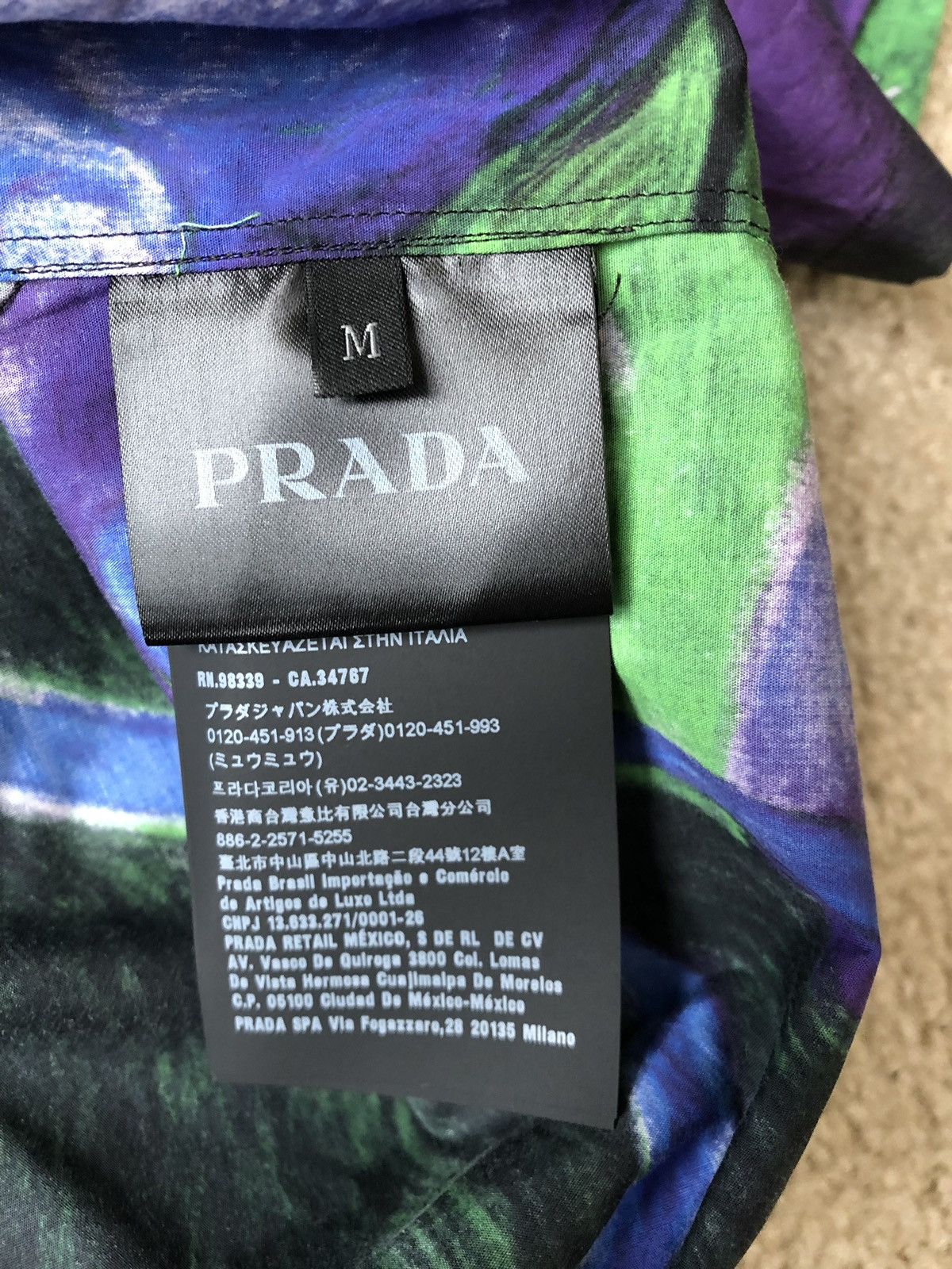 Prada Prada Impossible True Love Poplin bowling shirt MEDIUM Size US M / EU 48-50 / 2 - 5 Thumbnail