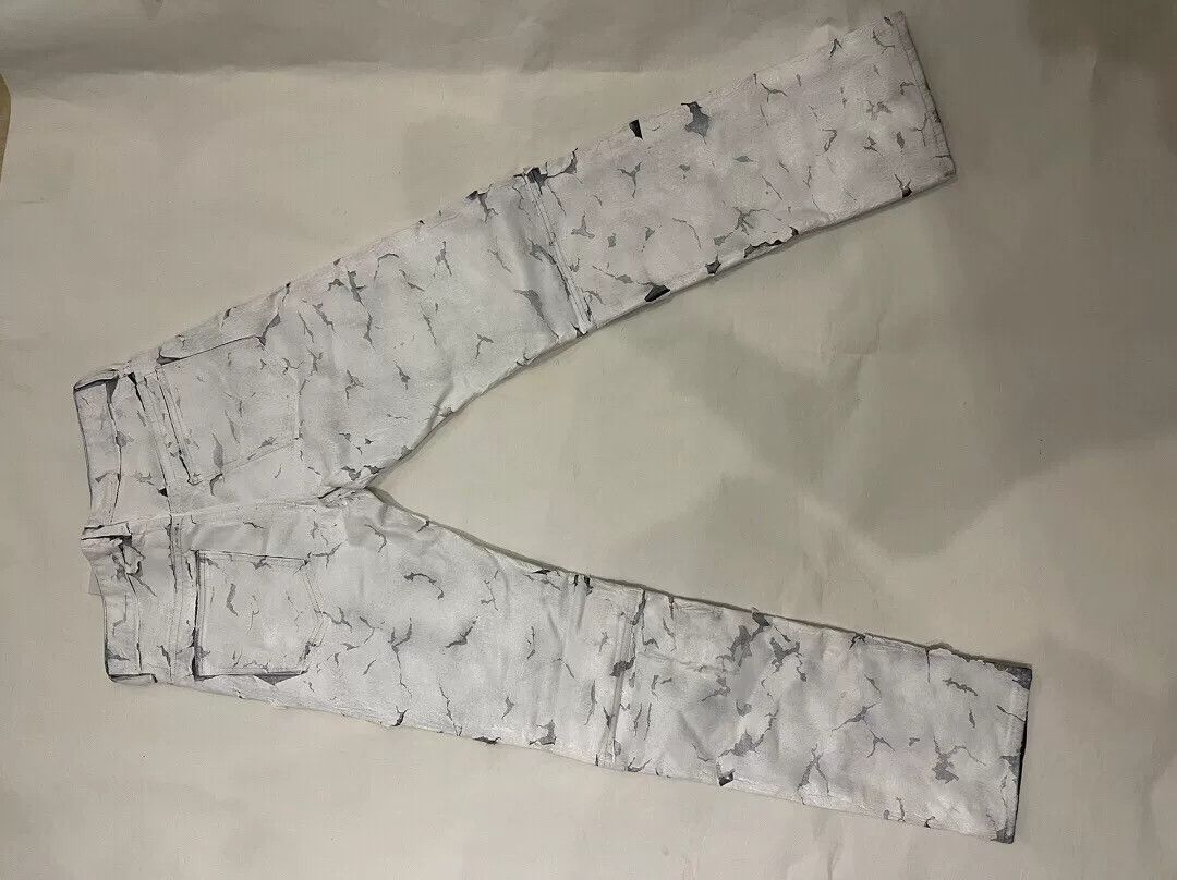 MMW Givenchy 21SS MMW Painted Cracked Jeans Size US 30 / EU 46 - 2 Thumbnail