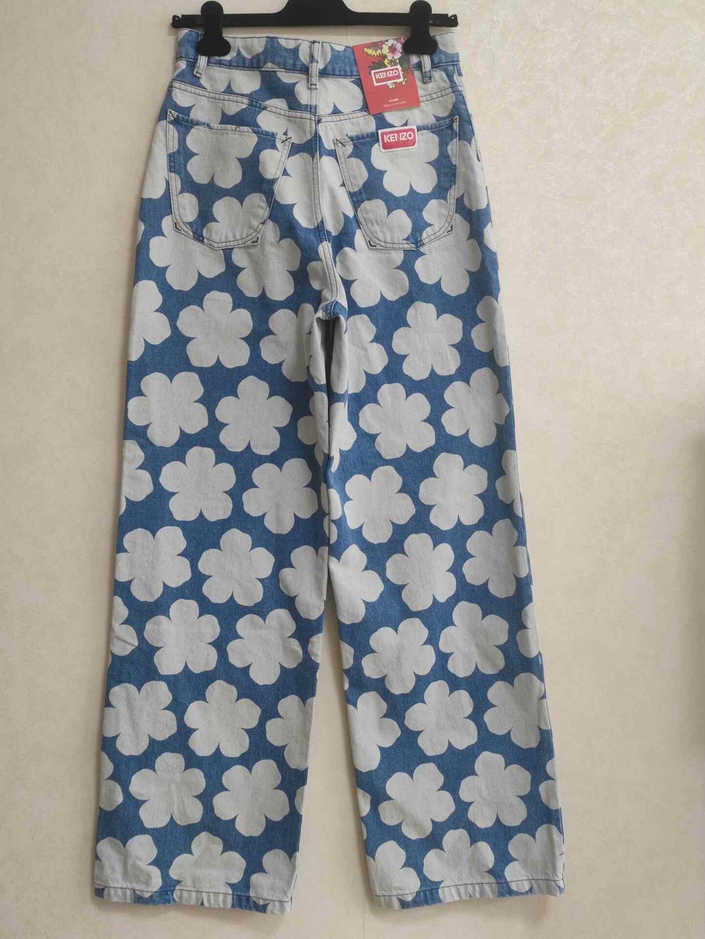Kenzo Kenzo Nigo Collaboration Floral Print Straight Jeans Size 27" / US 4 / IT 40 - 3 Thumbnail