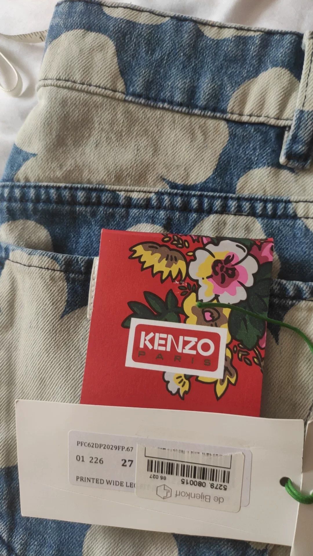 Kenzo Kenzo Nigo Collaboration Floral Print Straight Jeans Size 27" / US 4 / IT 40 - 5 Thumbnail