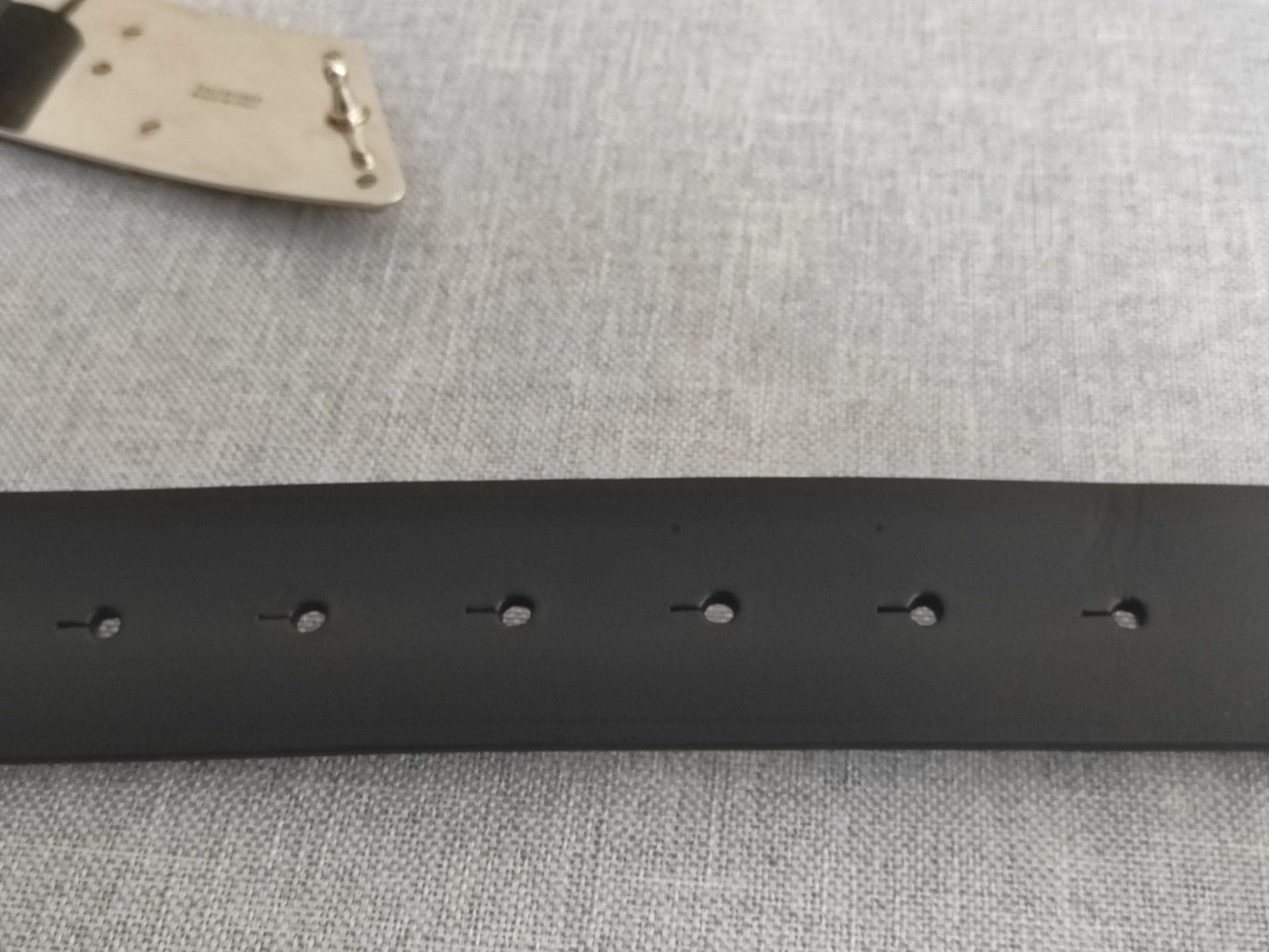 Balenciaga Balenciaga Runway Double B Black Leather Belt Size ONE SIZE - 5 Thumbnail