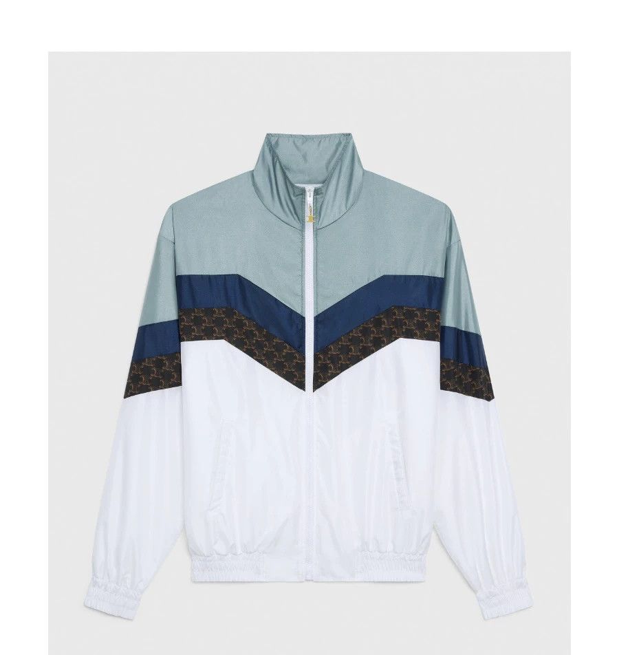 Celine Celine 21SS Runway Monogram Colorblock Track Jacket Size US S / EU 44-46 / 1 - 6 Thumbnail