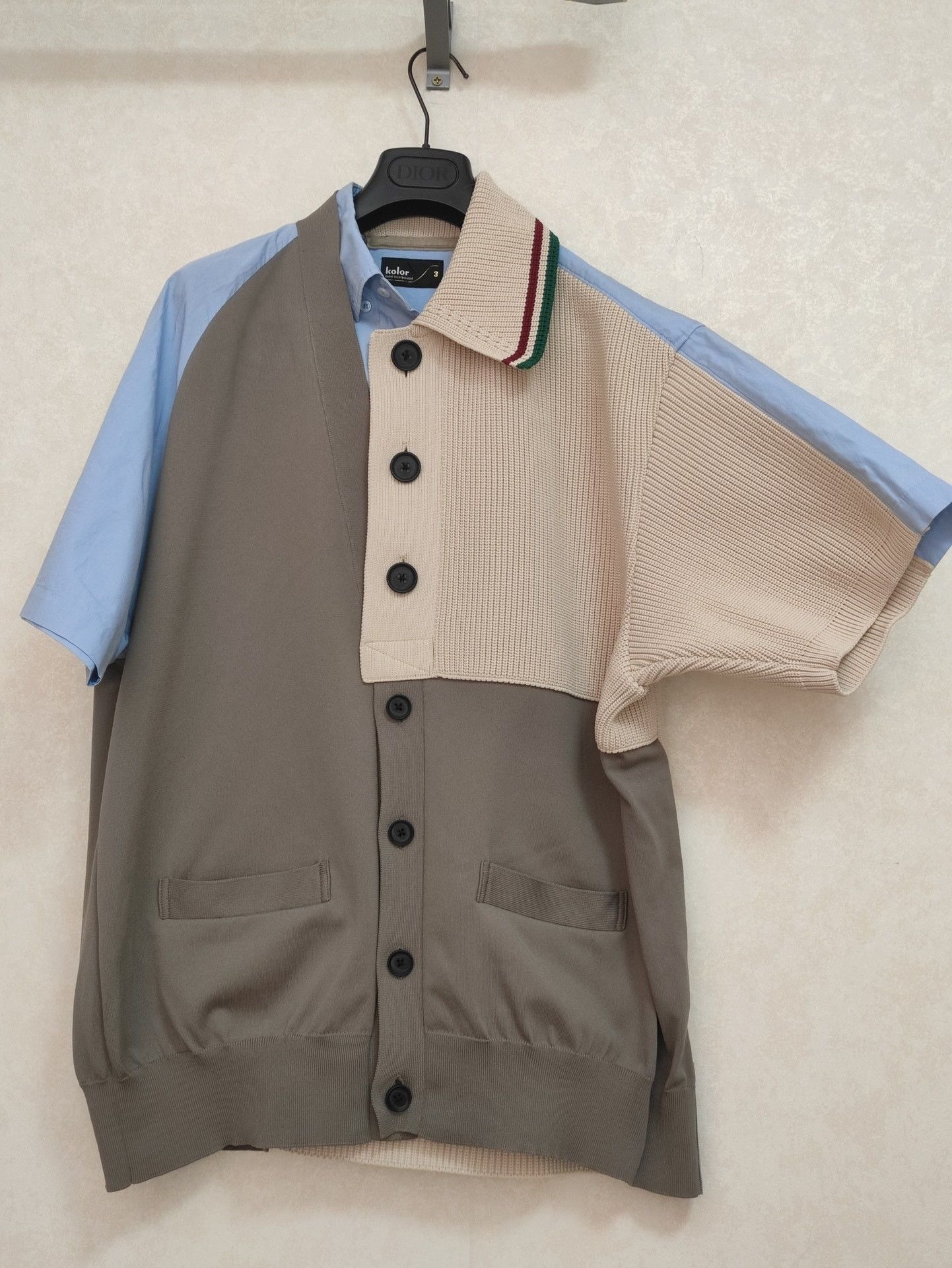 Kolor Kolor Runway Patchwork Polo Shirt Size US L / EU 52-54 / 3 - 2 Thumbnail