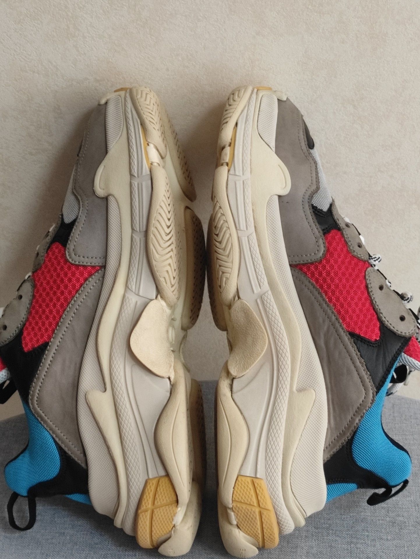 Balenciaga Balenciaga First Gen Red Blue Triples Size US 8 / EU 41 - 5 Thumbnail