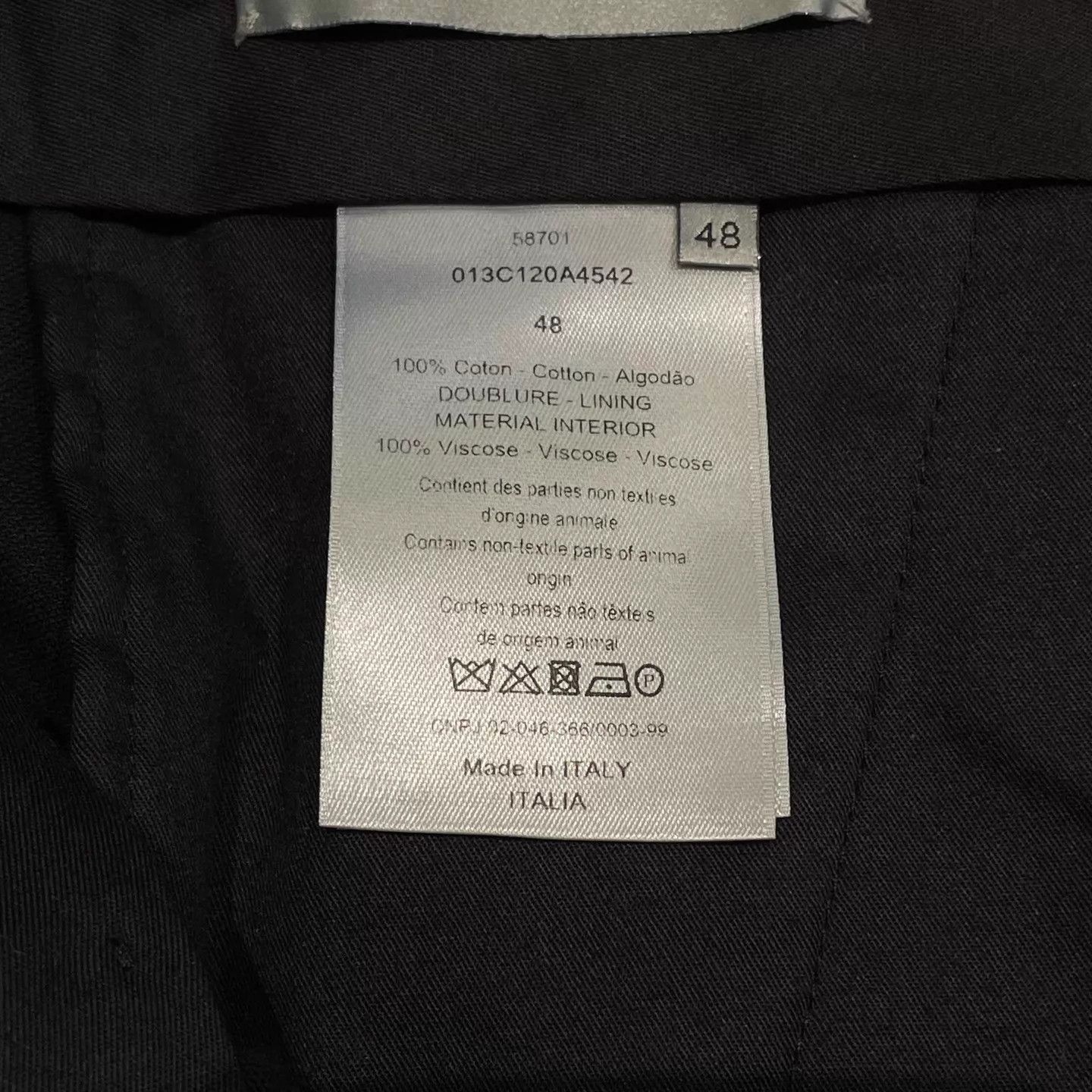 Dior Black Casual Pants Size 32 Size US 32 / EU 48 - 6 Thumbnail