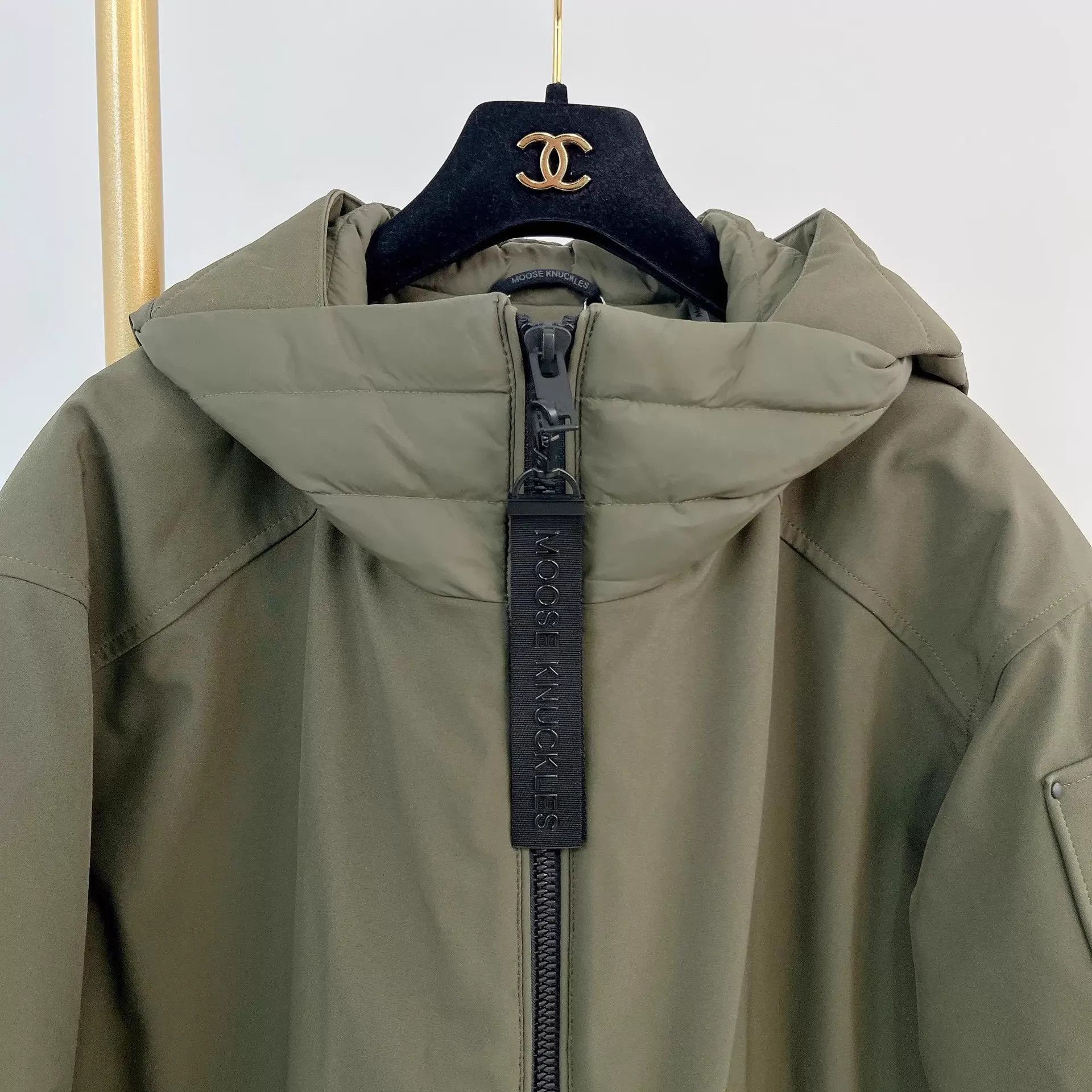 Moose Knuckles Green Long Hooded Coat Size M Size US M / EU 48-50 / 2 - 5 Thumbnail