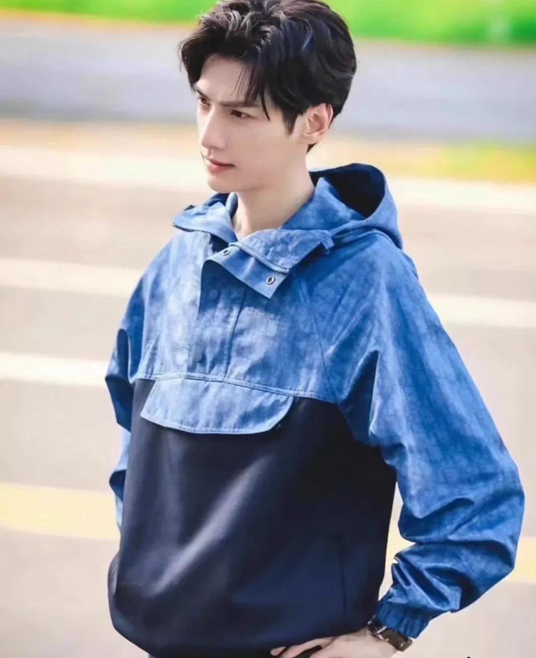 Dior Blue Lightweight Hooded Jacket with Pockets Size US S / EU 44-46 / 1 - 7 Thumbnail