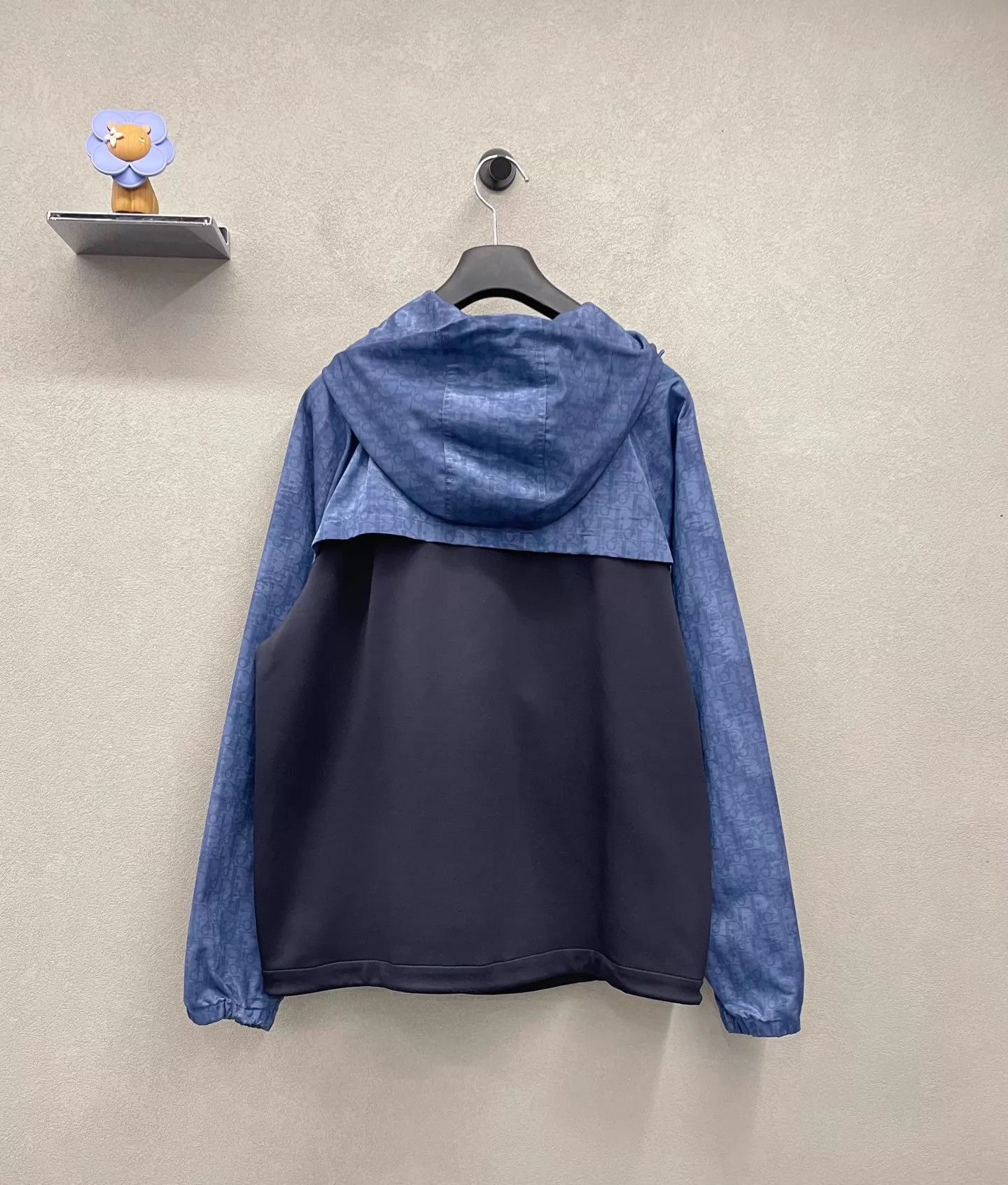 Dior Blue Lightweight Hooded Jacket with Pockets Size US S / EU 44-46 / 1 - 2 Thumbnail