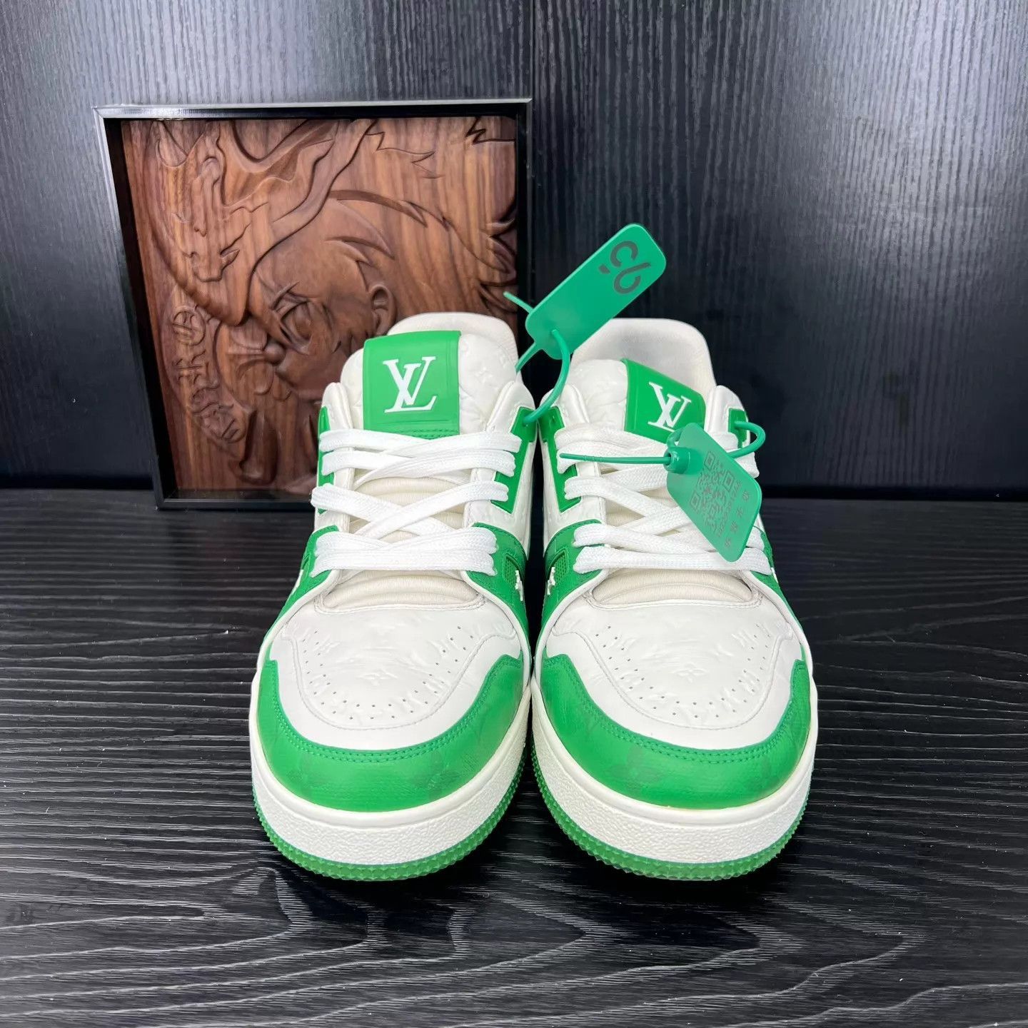 Louis Vuitton Green Low-Top Sneakers Size 8.5 Size US 8.5 / EU 41-42 - 8 Thumbnail