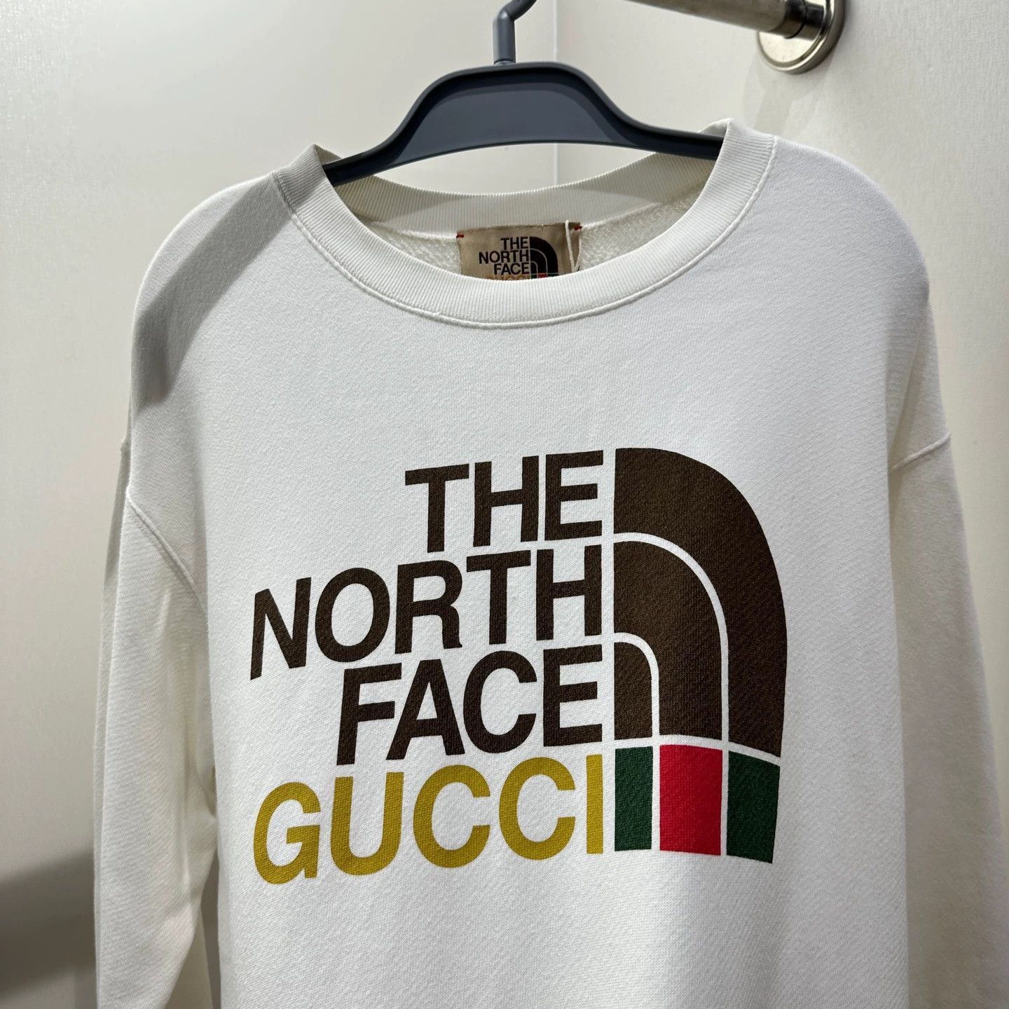 Gucci White Logo Print Long Sleeve Sweatshirt Size US S / EU 44-46 / 1 - 6 Thumbnail