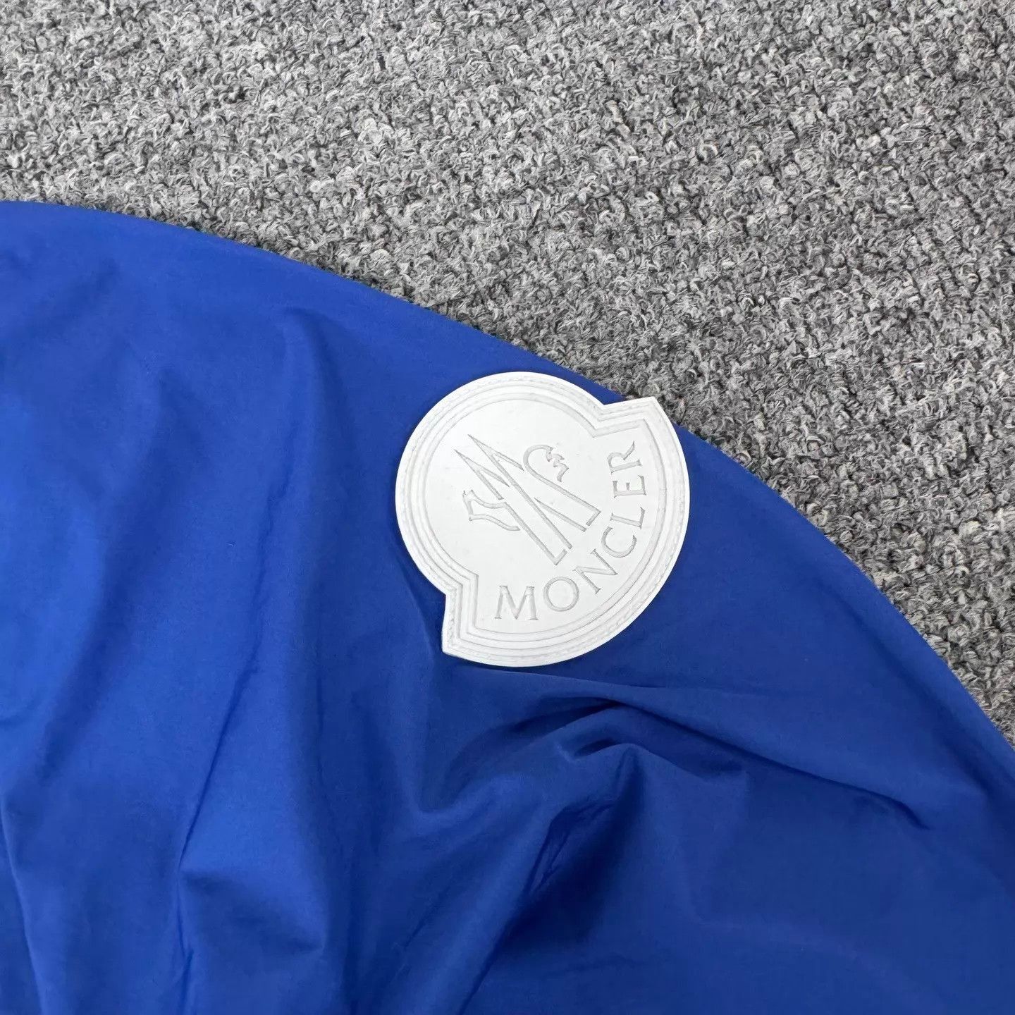 Moncler Blue Hooded Zip-Up Light Jacket XXL Size US XXL / EU 58 / 5 - 5 Thumbnail