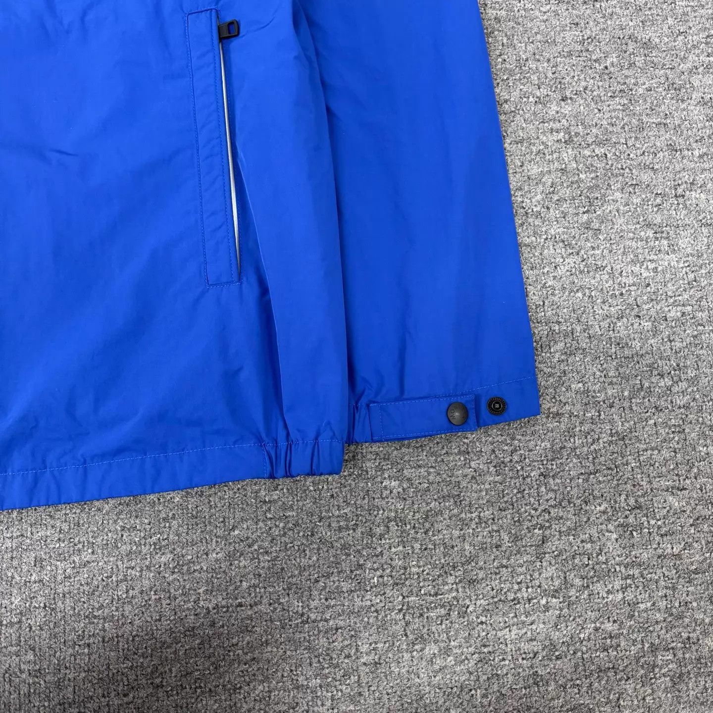 Moncler Blue Hooded Zip-Up Light Jacket XXL Size US XXL / EU 58 / 5 - 3 Thumbnail