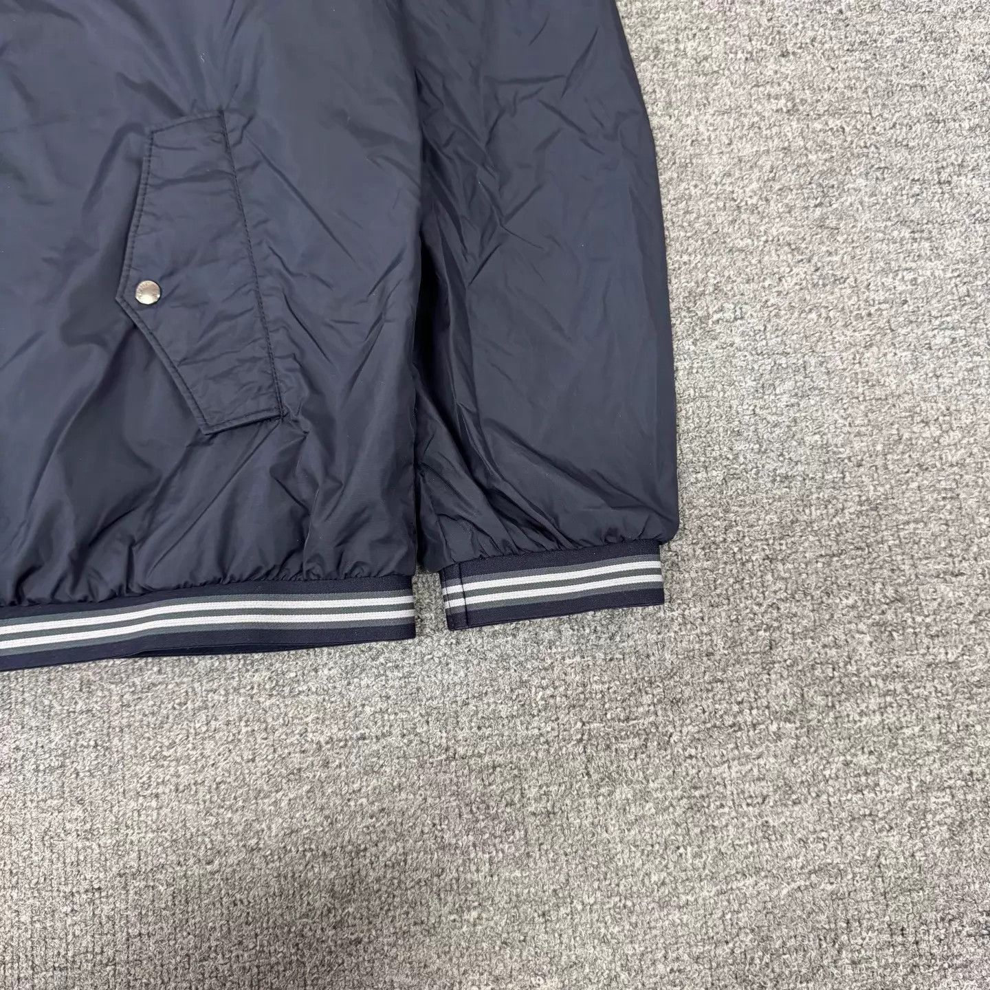 Moncler Black Zip-Front Bomber Jacket - XXL Size US XXL / EU 58 / 5 - 3 Thumbnail