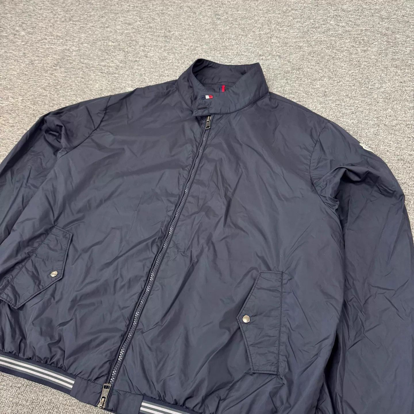 Moncler Black Zip-Front Bomber Jacket - XXL Size US XXL / EU 58 / 5 - 4 Thumbnail