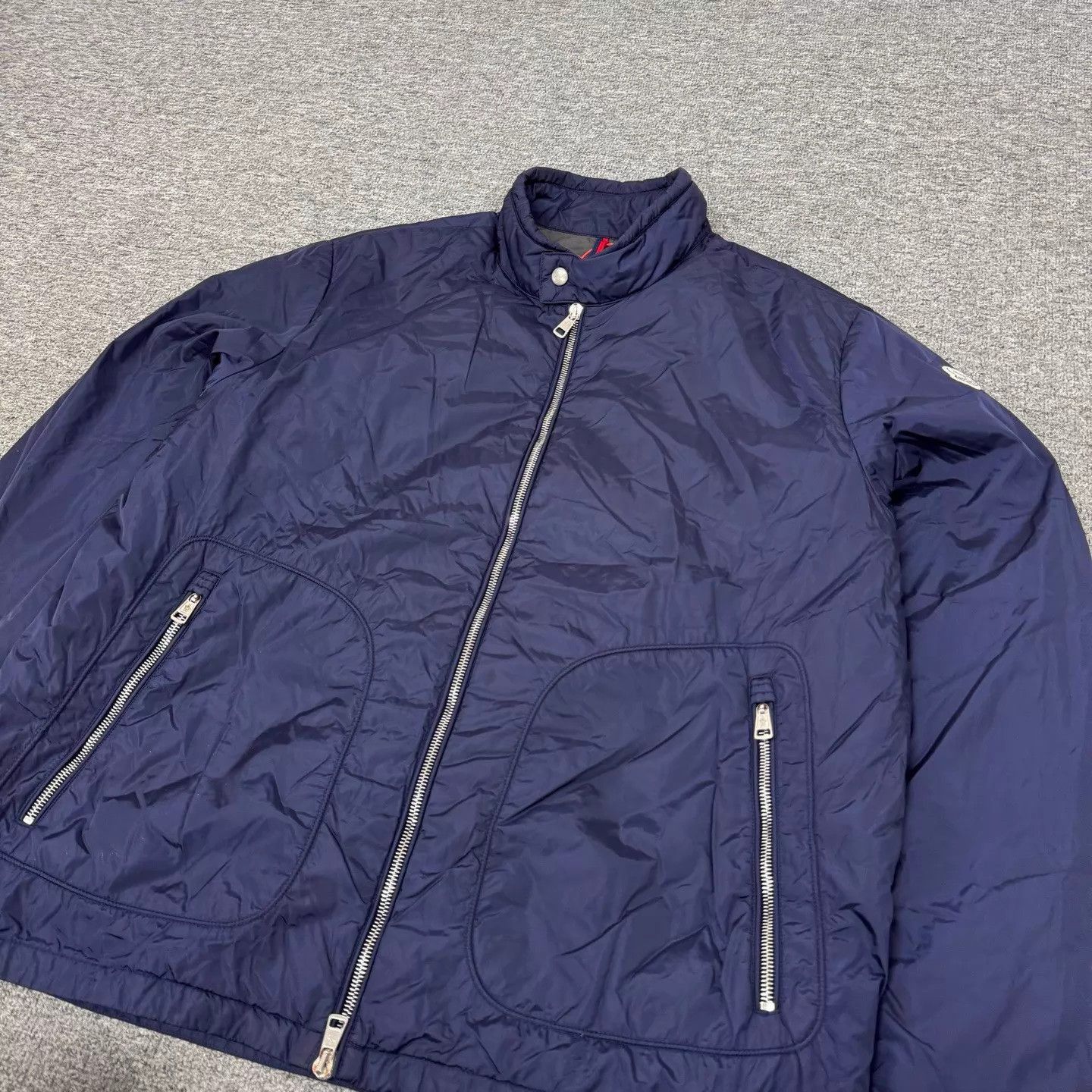Moncler Blue Lightweight Zip-Front Jacket - XXL Size US XXL / EU 58 / 5 - 2 Thumbnail