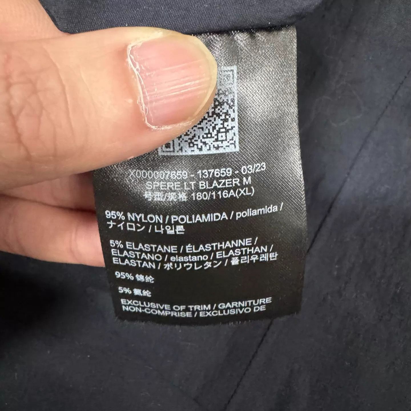 Arc'teryx Black Lightweight Blazer Jacket Size US XL / EU 56 / 4 - 6 Thumbnail