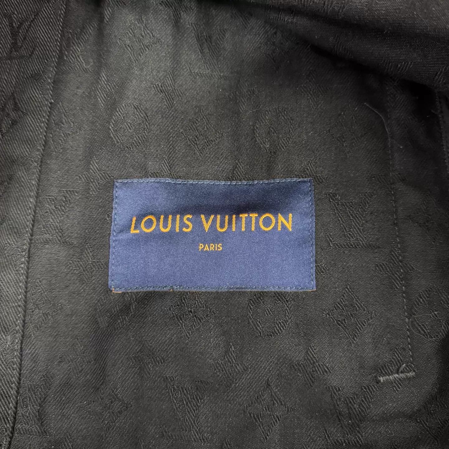 Louis Vuitton Black Denim Jacket with Button Closure Size US S / EU 44-46 / 1 - 5 Thumbnail
