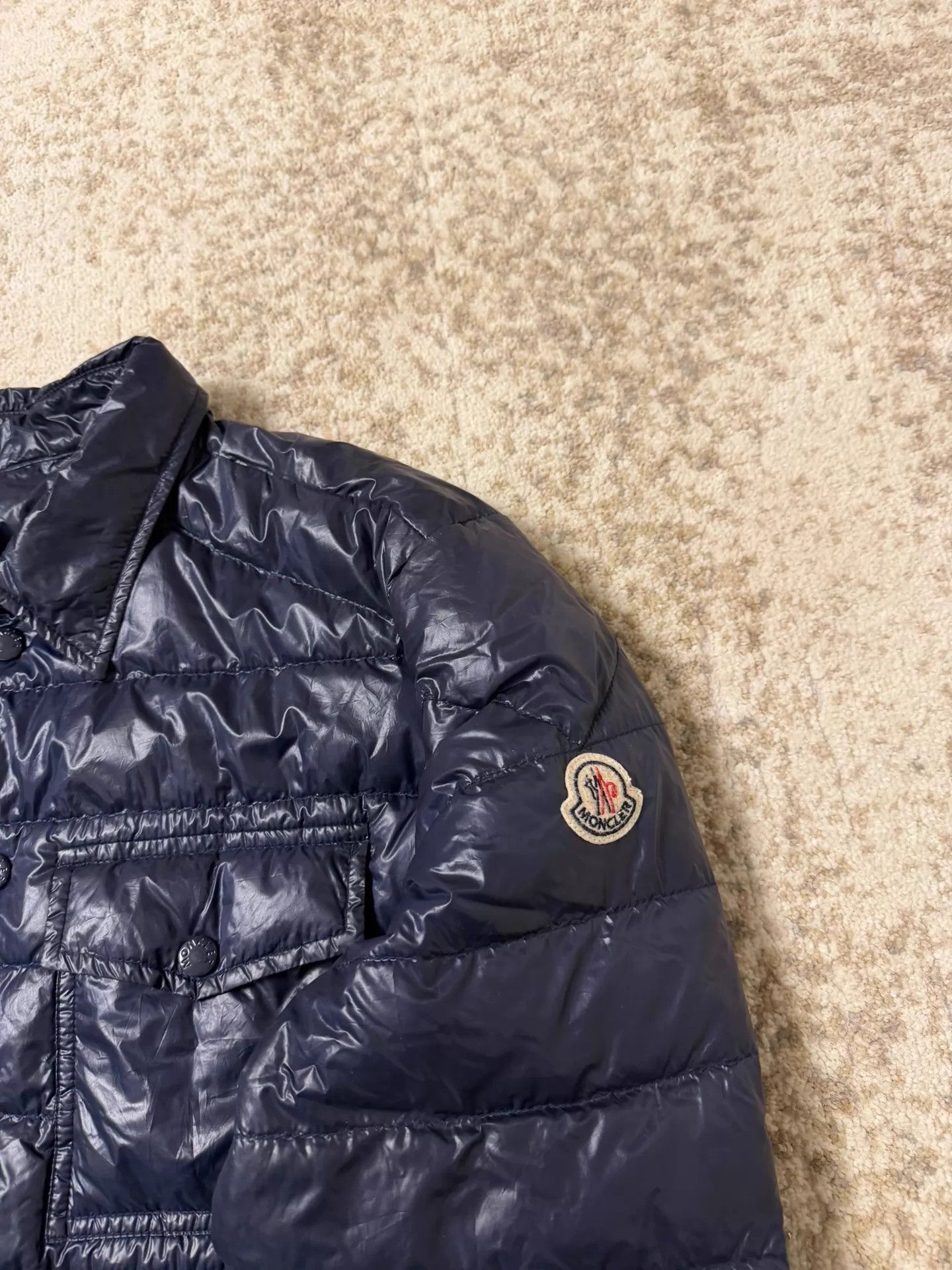 Moncler Quilted Puffer Jacket with Button Front and Pockets Size US L / EU 52-54 / 3 - 2 Thumbnail