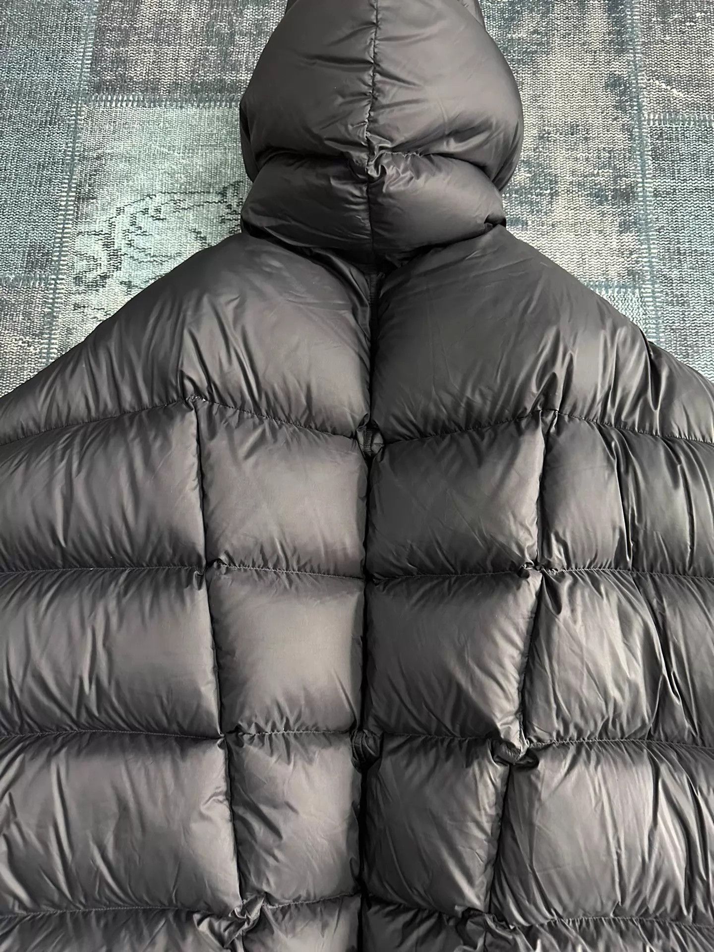 Rick Owens Black Hooded Puffer Jacket Size M Size US M / EU 48-50 / 2 - 5 Thumbnail