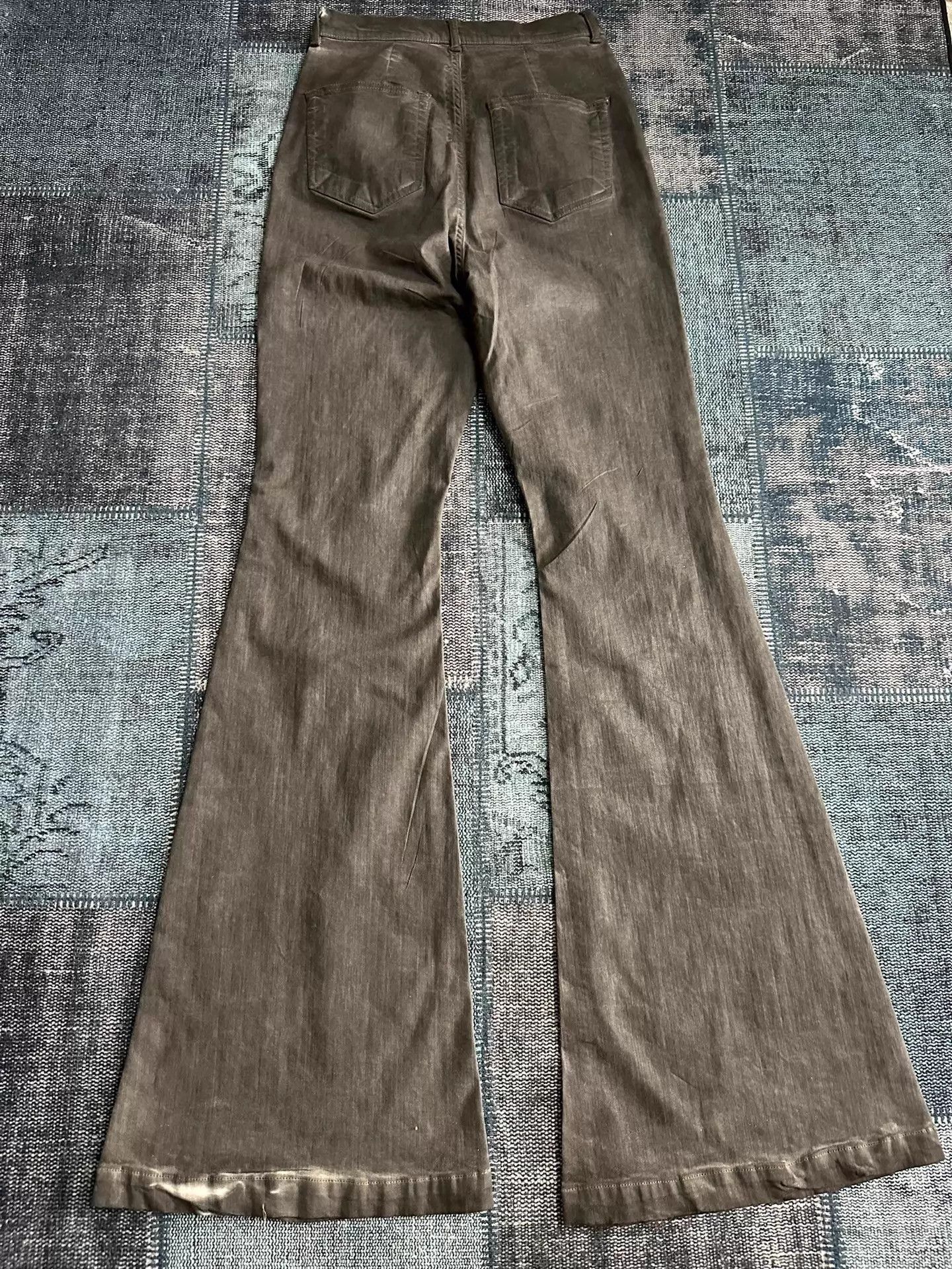 Rick Owens Gray Flared Denim Pants Size 30 Size US 30 / EU 46 - 5 Thumbnail
