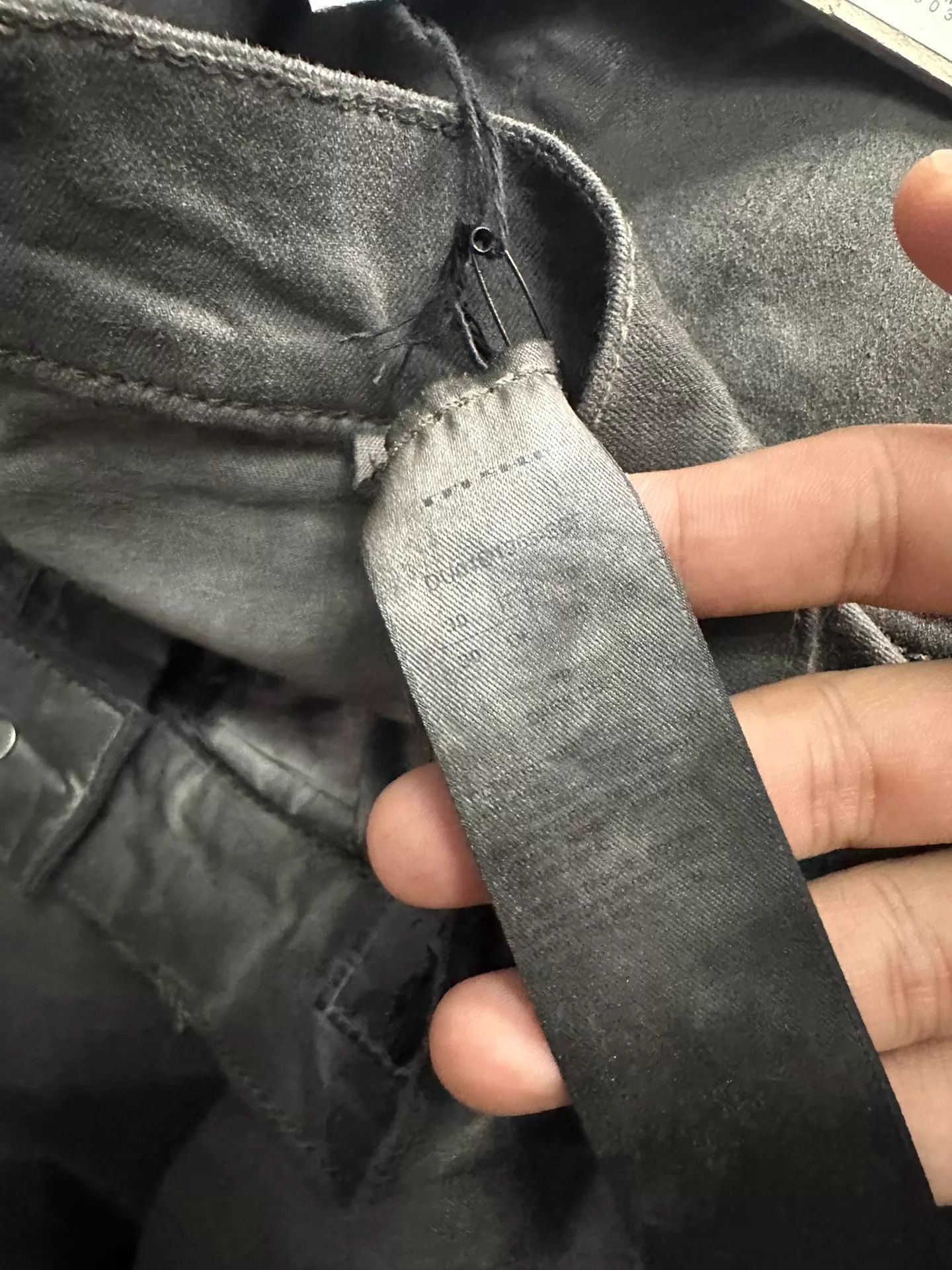 Rick Owens Gray Flared Denim Pants Size 30 Size US 30 / EU 46 - 8 Thumbnail
