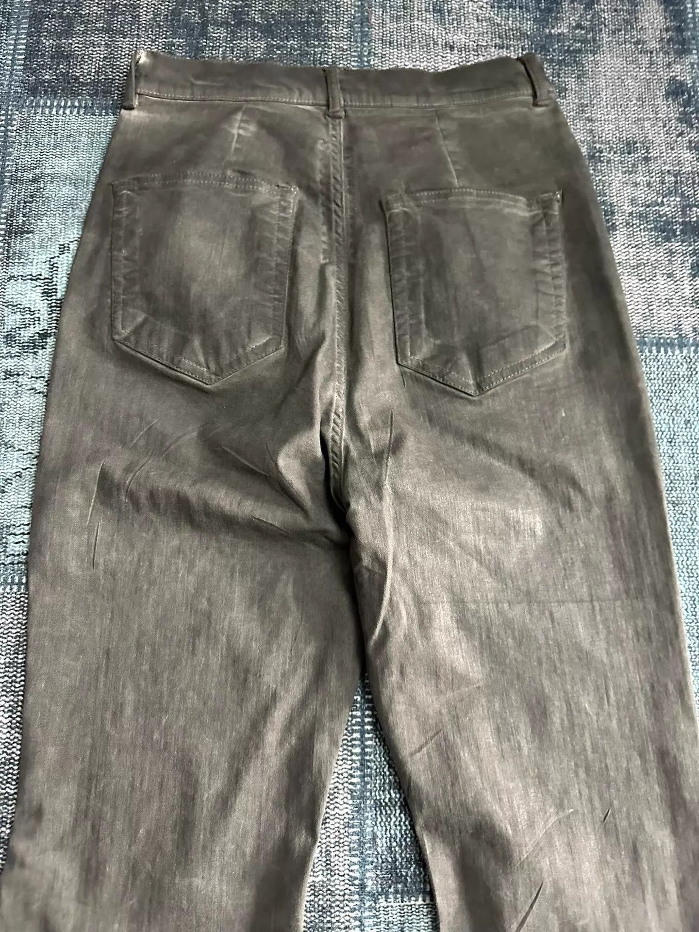 Rick Owens Gray Flared Denim Pants Size 30 Size US 30 / EU 46 - 7 Thumbnail