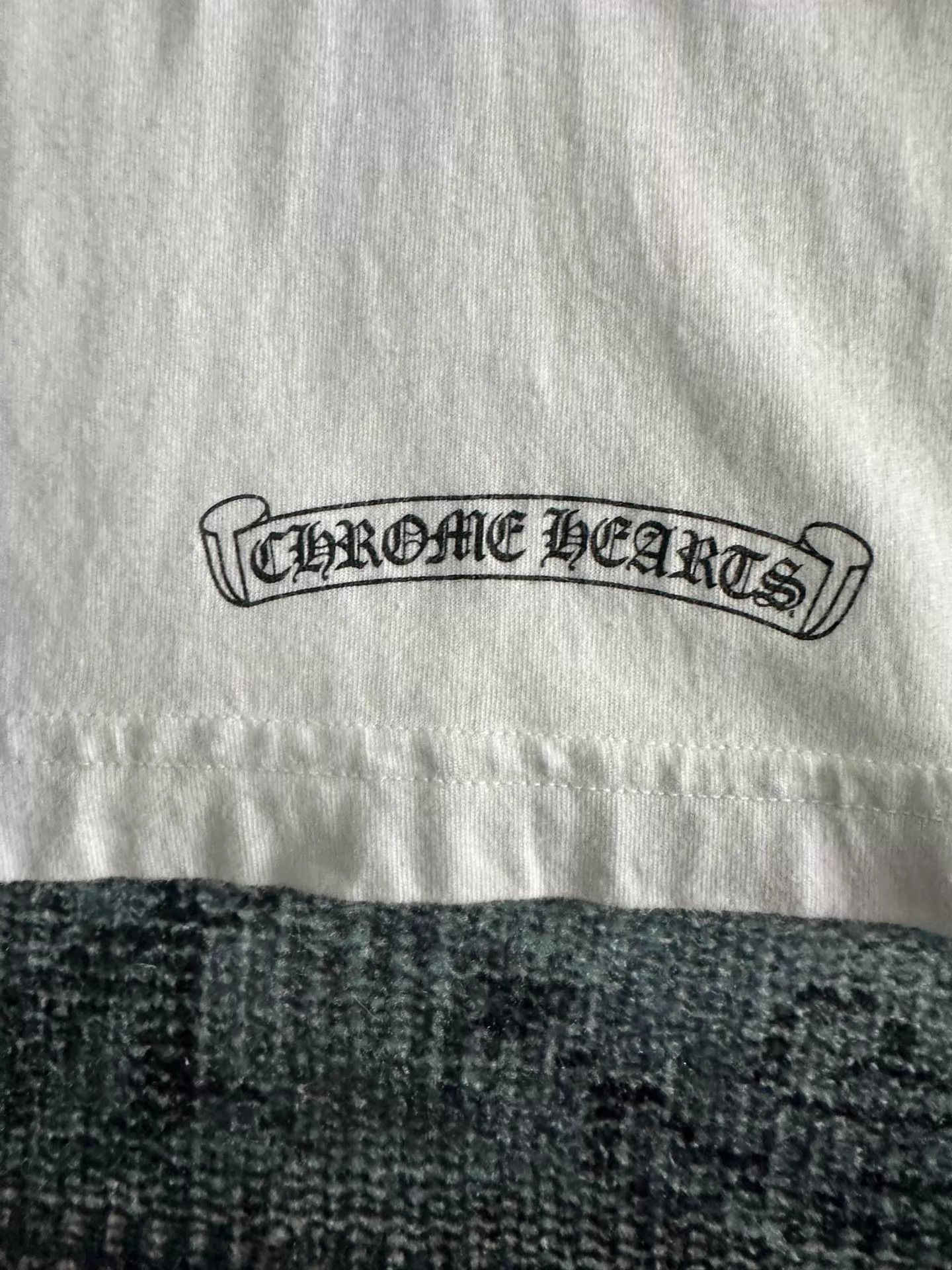 Chrome Hearts White Short-Sleeve Graphic T-Shirt Size US L / EU 52-54 / 3 - 3 Thumbnail