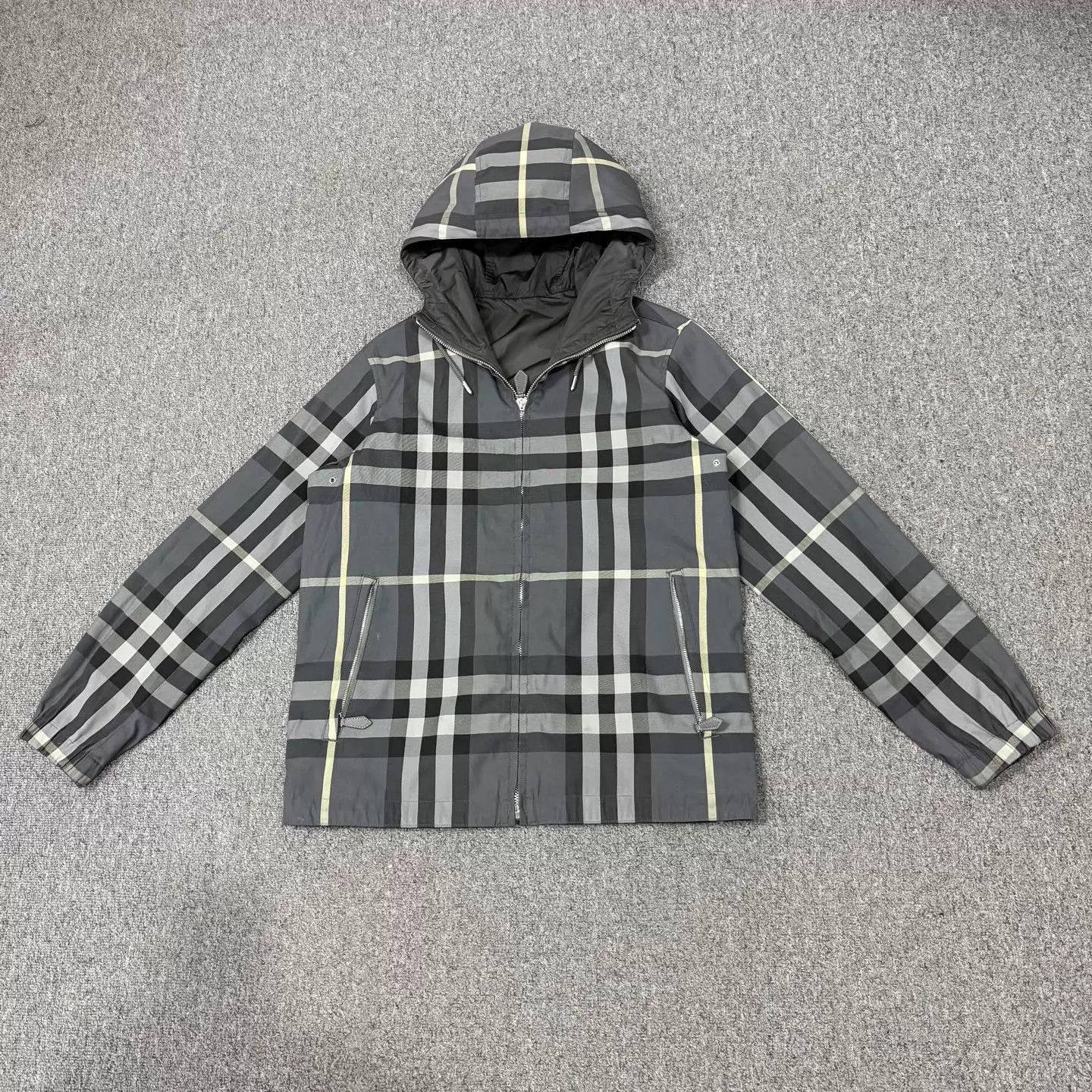 Burberry Gray Hooded Light Jacket Size S Size US S / EU 44-46 / 1 - 2 Thumbnail