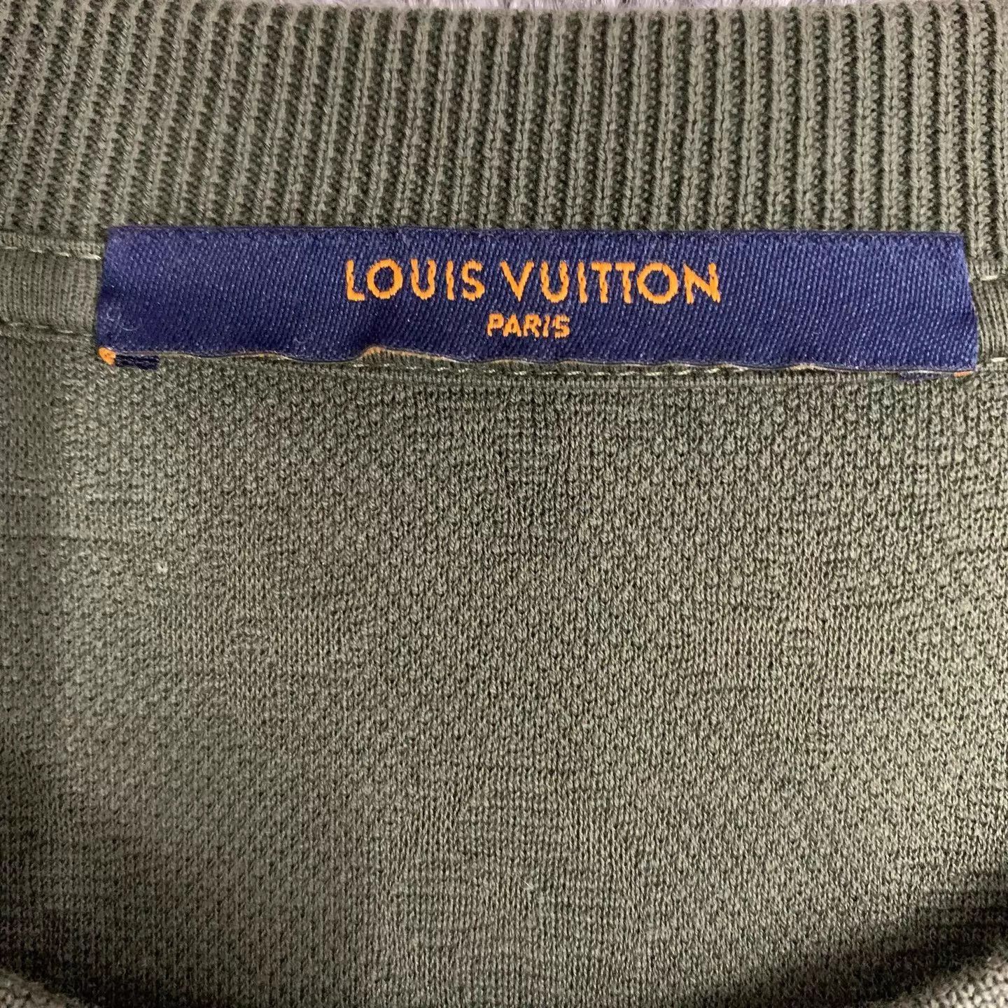 Louis Vuitton Green Short-Sleeve Patterned Shirt with Pocket Size US L / EU 52-54 / 3 - 6 Thumbnail