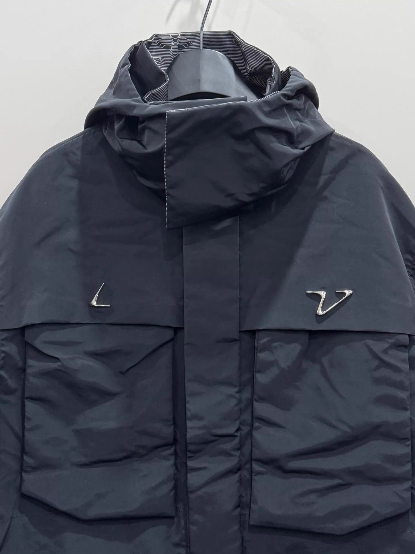 Louis Vuitton Black Patterned Zip-Up Jacket Size S Size US S / EU 44-46 / 1 - 6 Thumbnail
