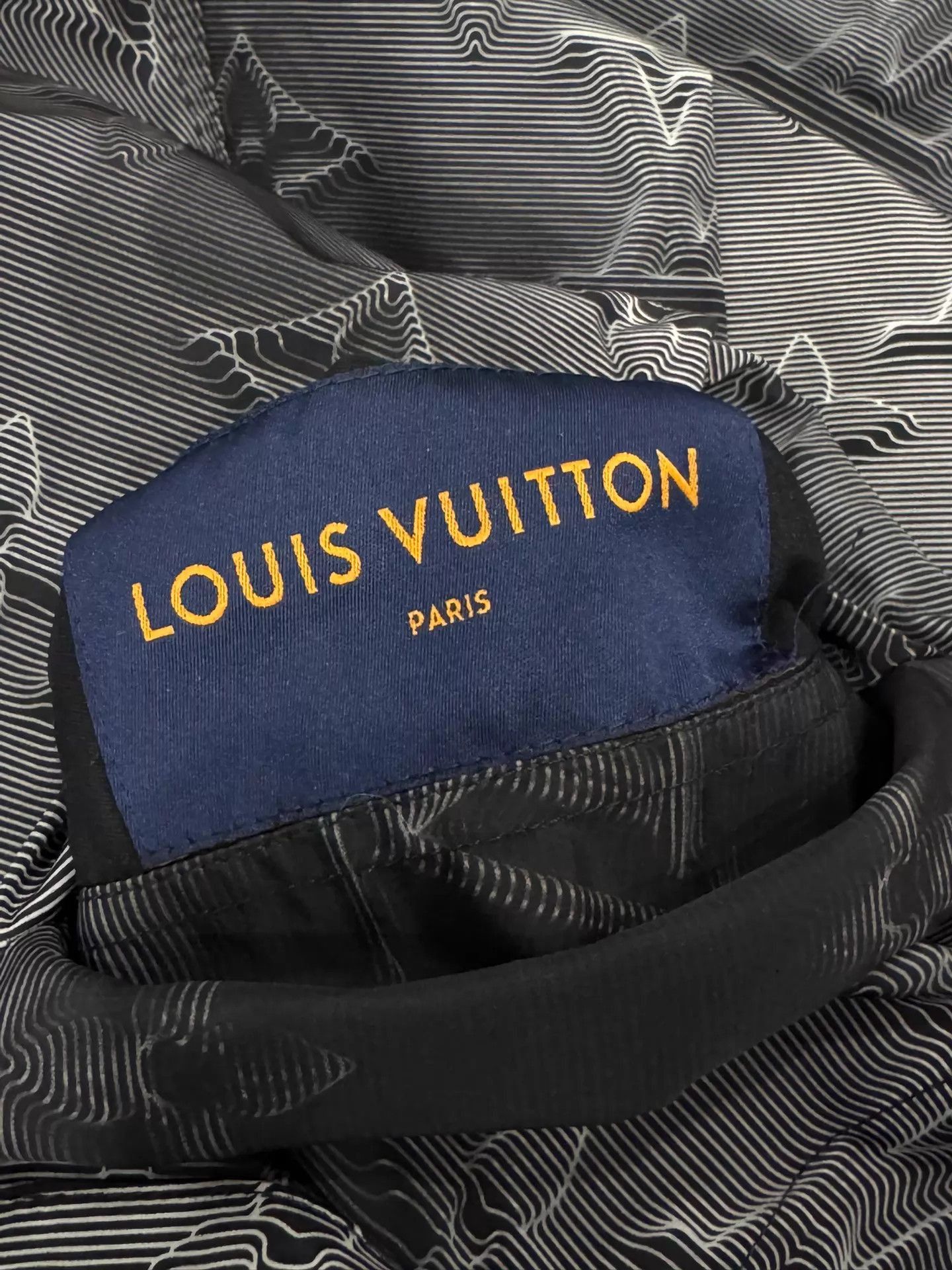 Louis Vuitton Black Patterned Zip-Up Jacket Size S Size US S / EU 44-46 / 1 - 7 Thumbnail