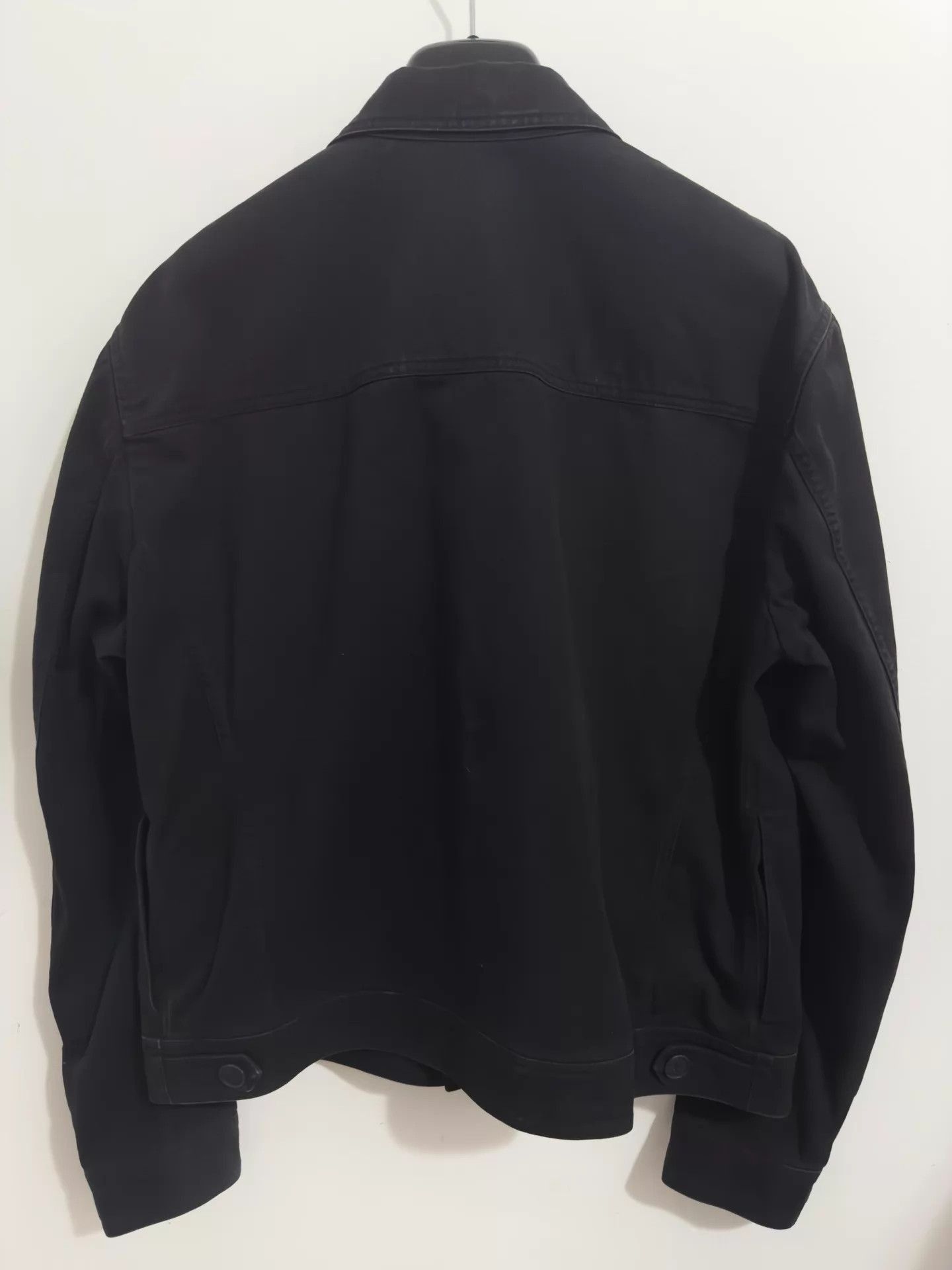 Saint Laurent Paris Black XL Utility Jacket with Front Pockets and Belt Size US XL / EU 56 / 4 - 2 Thumbnail