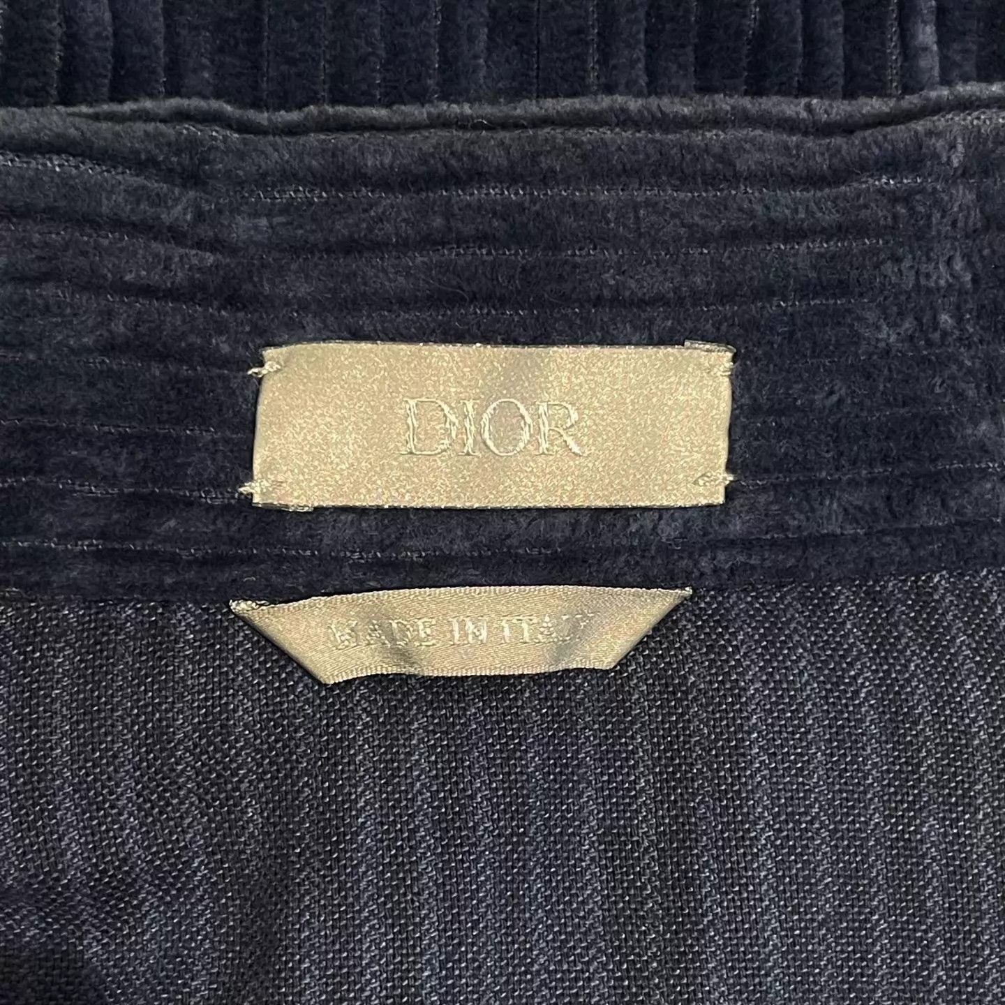 Dior Blue Corduroy Button-Up Jacket Size US M / EU 48-50 / 2 - 7 Thumbnail