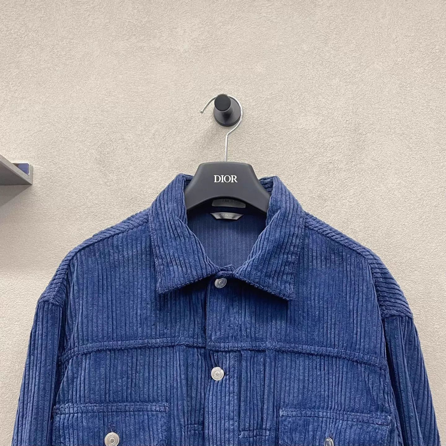 Dior Blue Corduroy Button-Up Jacket Size US M / EU 48-50 / 2 - 5 Thumbnail