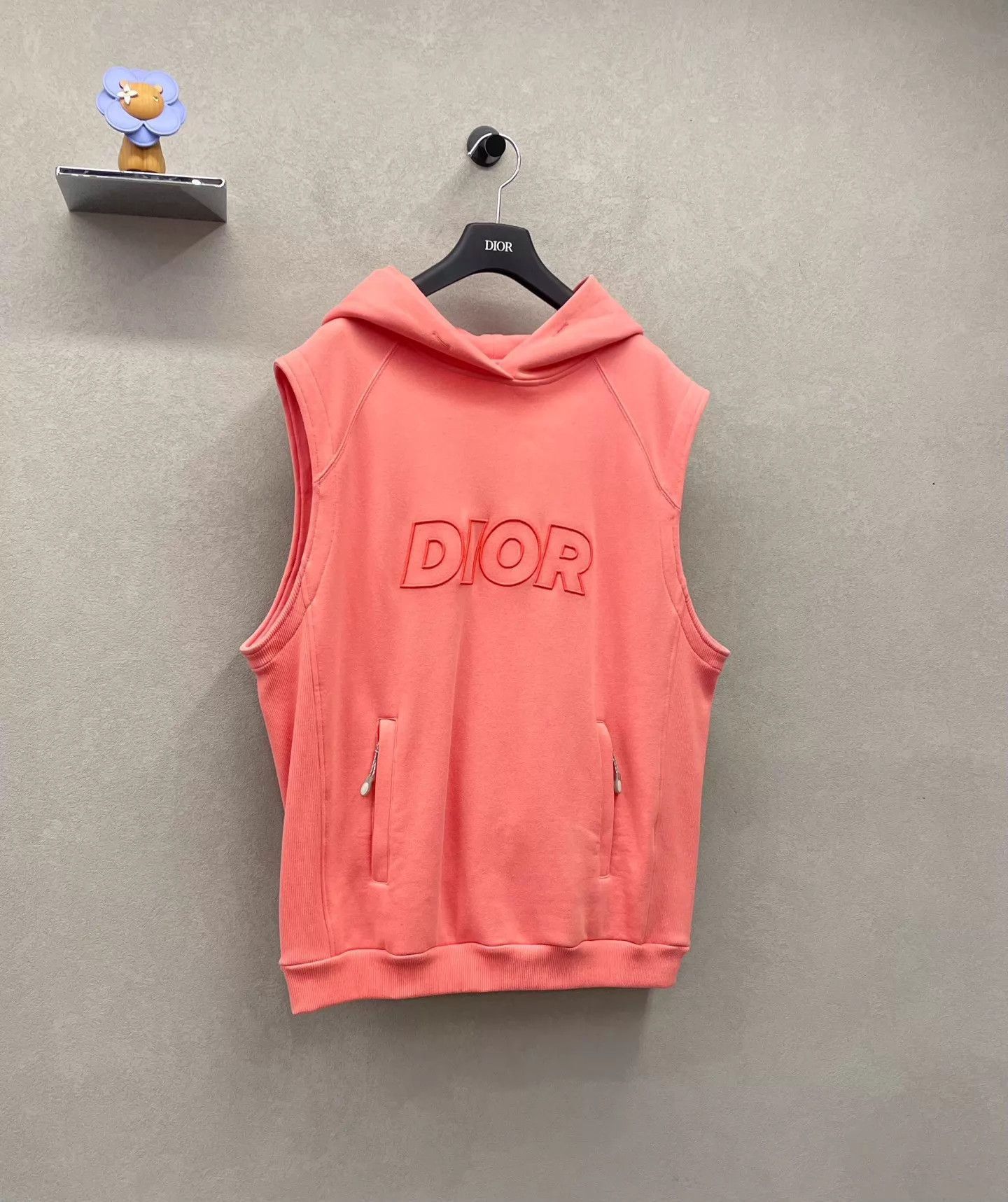 Dior Sleeveless Hooded Vest with Embroidered Design Size US XL / EU 56 / 4 - 3 Thumbnail