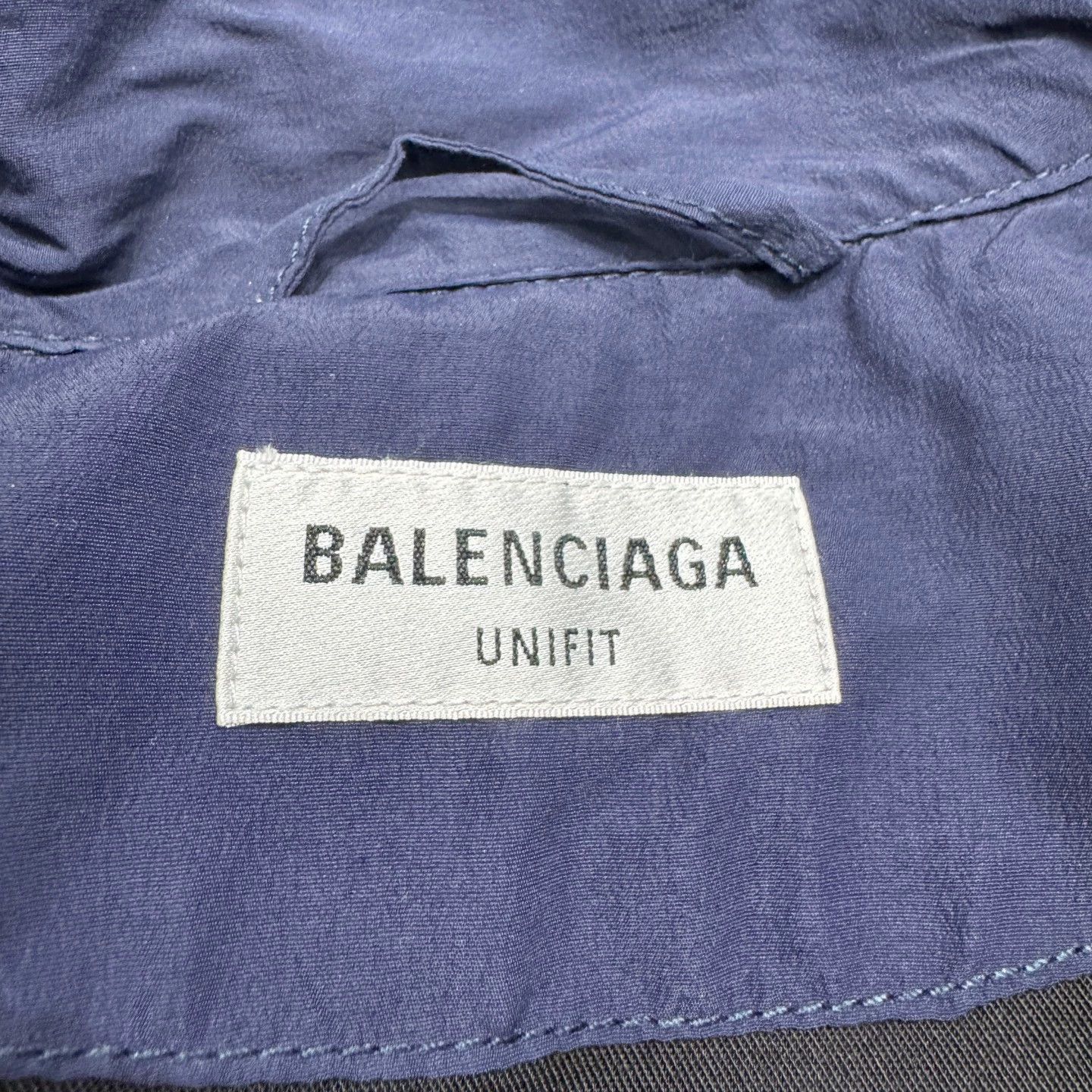 Balenciaga Blue Denim Jacket with Contrast Sleeves Size US M / EU 48-50 / 2 - 2 Thumbnail