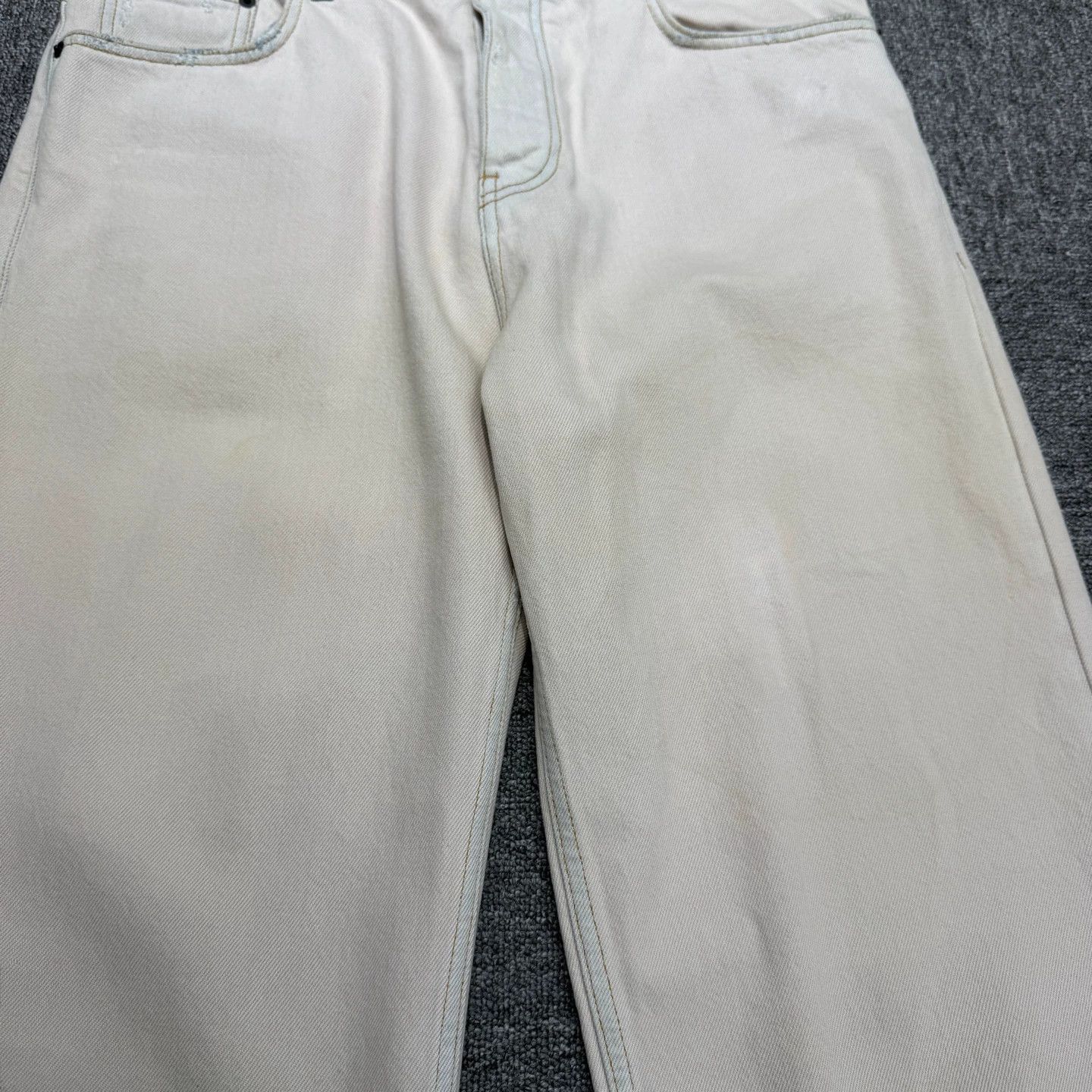 Balenciaga White Denim Pants Size 32 Size US 32 / EU 48 - 2 Thumbnail