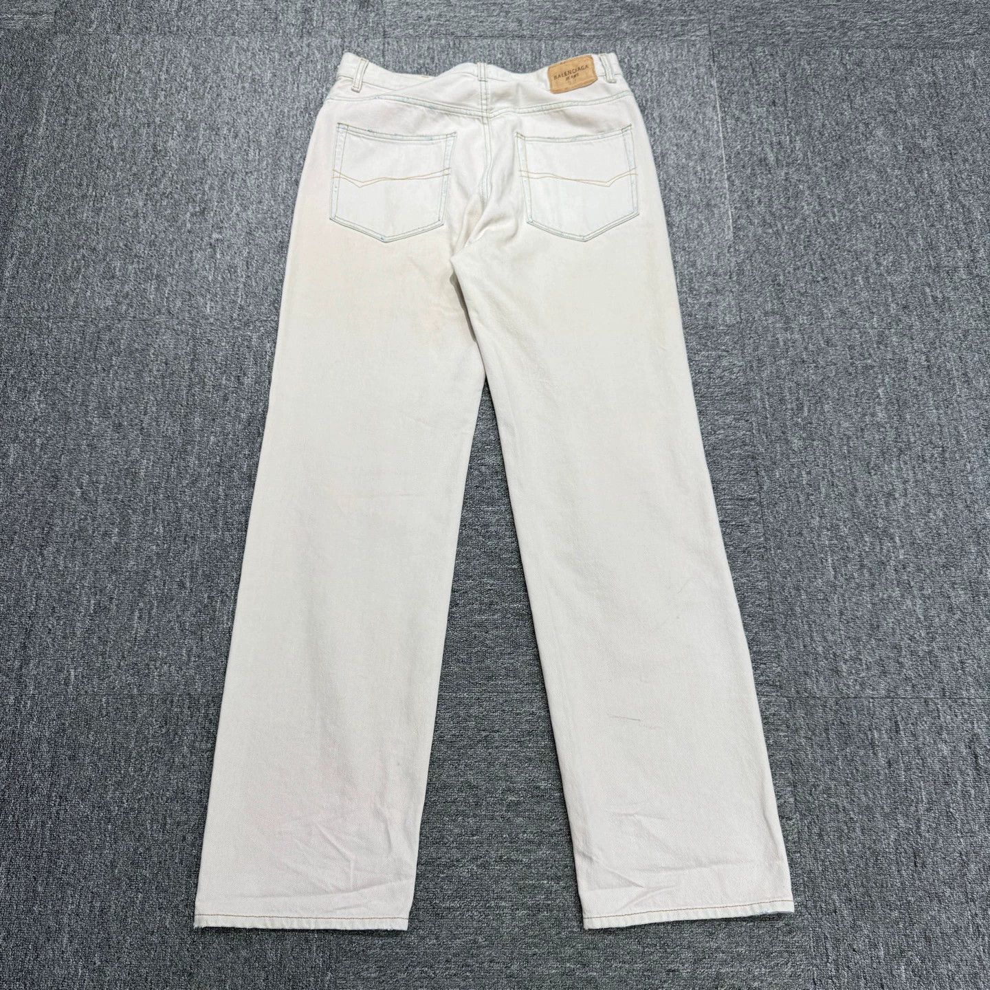 Balenciaga White Denim Pants Size 32 Size US 32 / EU 48 - 6 Thumbnail