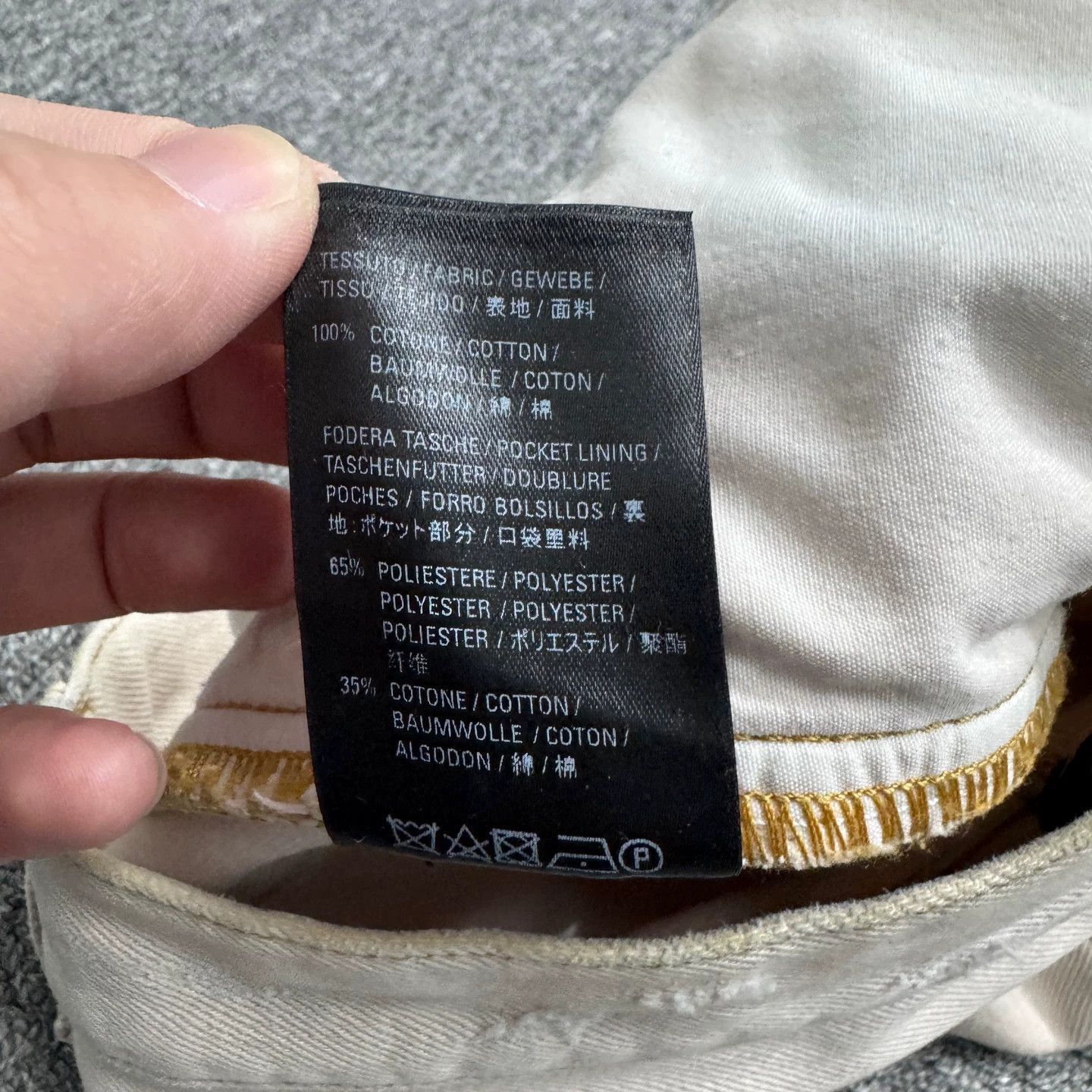 Balenciaga White Denim Pants Size 32 Size US 32 / EU 48 - 5 Thumbnail