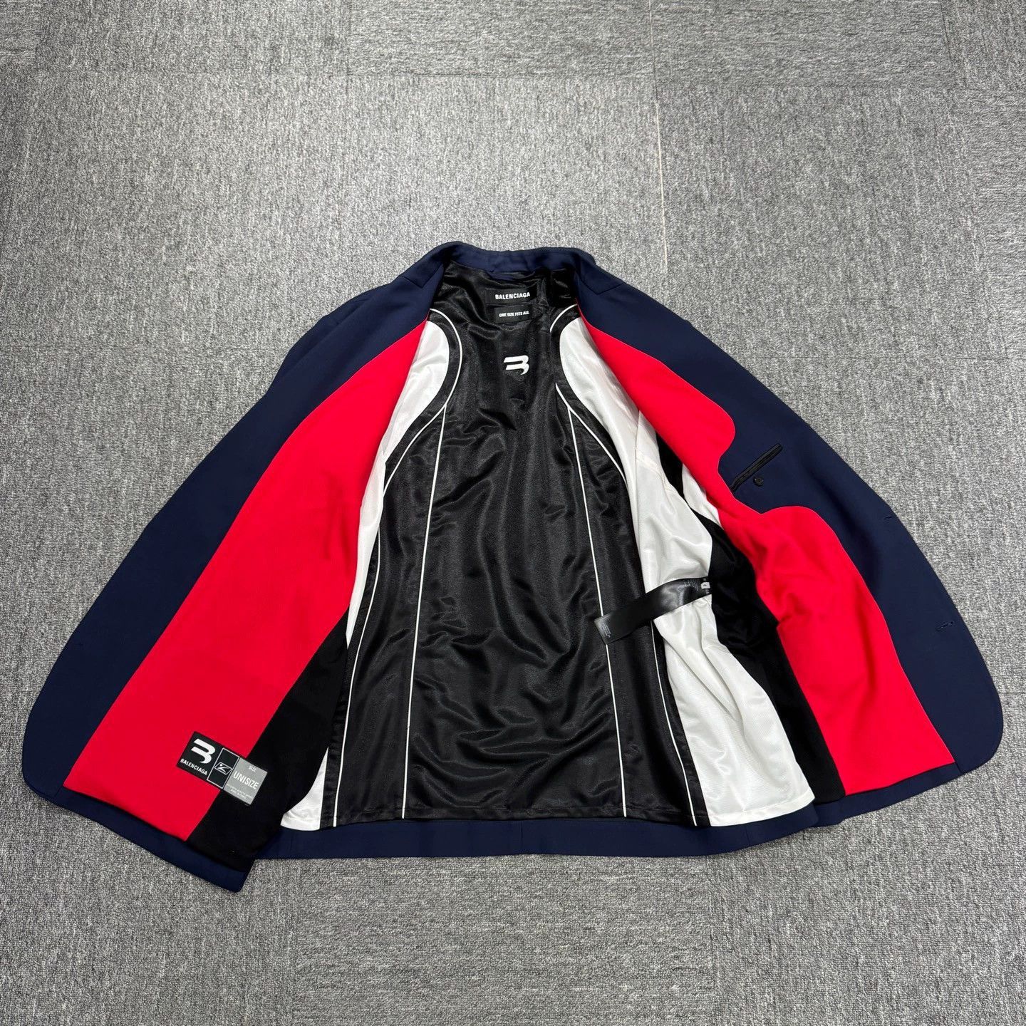 Balenciaga Blue Single-Breasted Blazer - Size M Size US M / EU 48-50 / 2 - 2 Thumbnail
