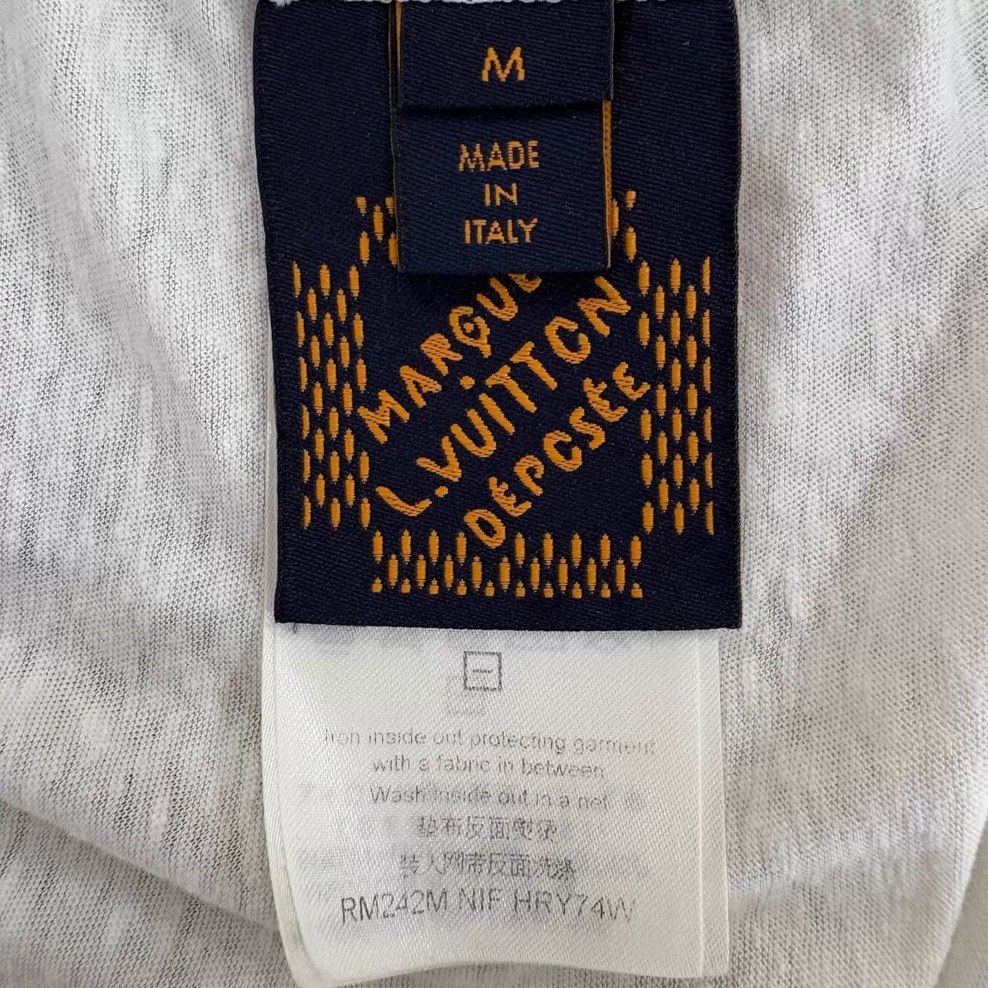 Louis Vuitton White Graphic Print Short Sleeve T-Shirt Size US M / EU 48-50 / 2 - 4 Thumbnail
