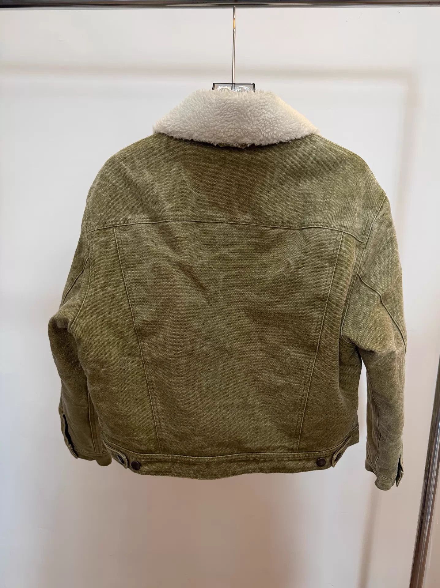 Acne Studios Multi Shearling Collar Button-Up Jacket XS Size US XS / EU 42 / 0 - 2 Thumbnail